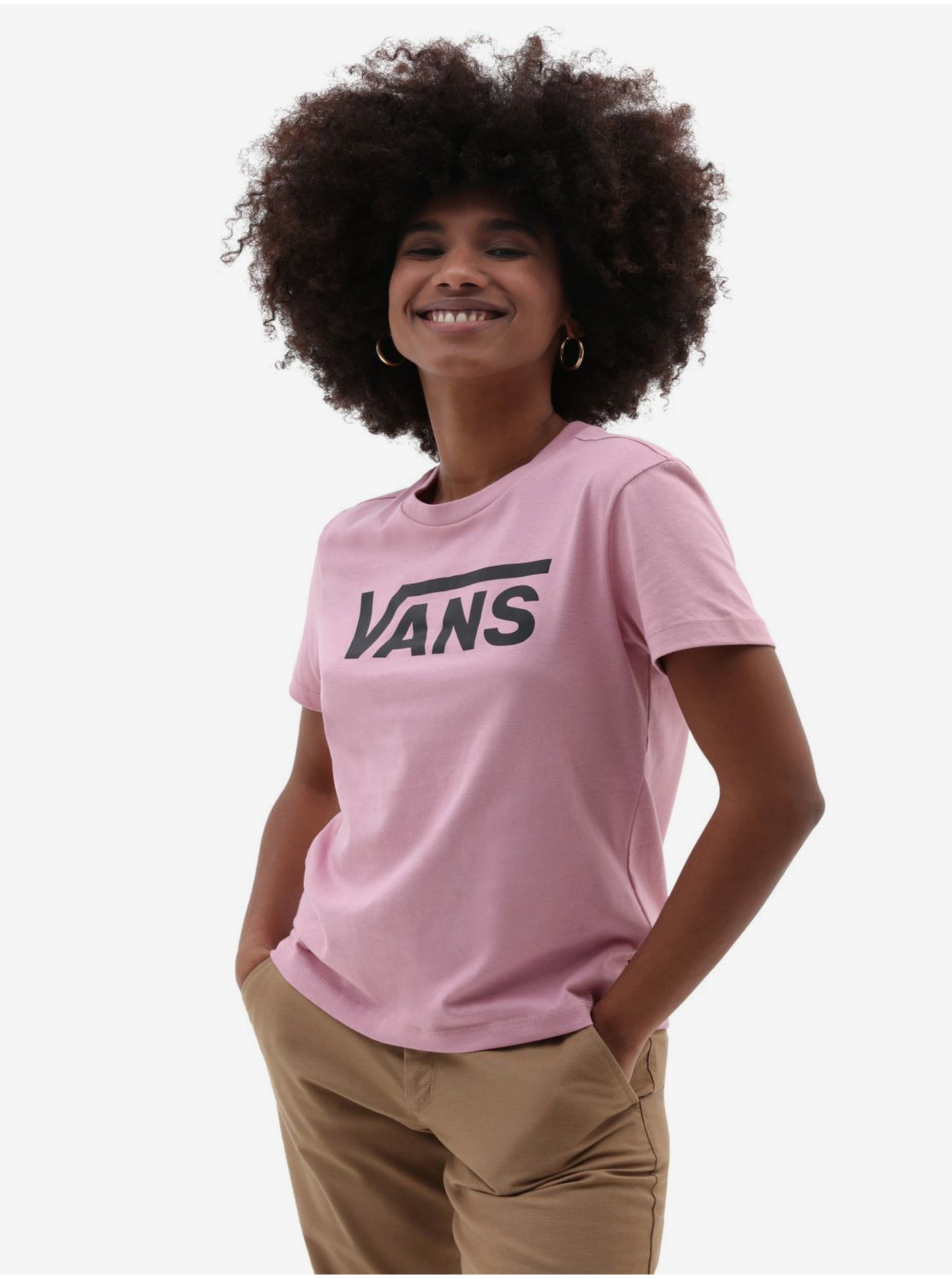 pink-women-s-t-shirt-vans-women-1577