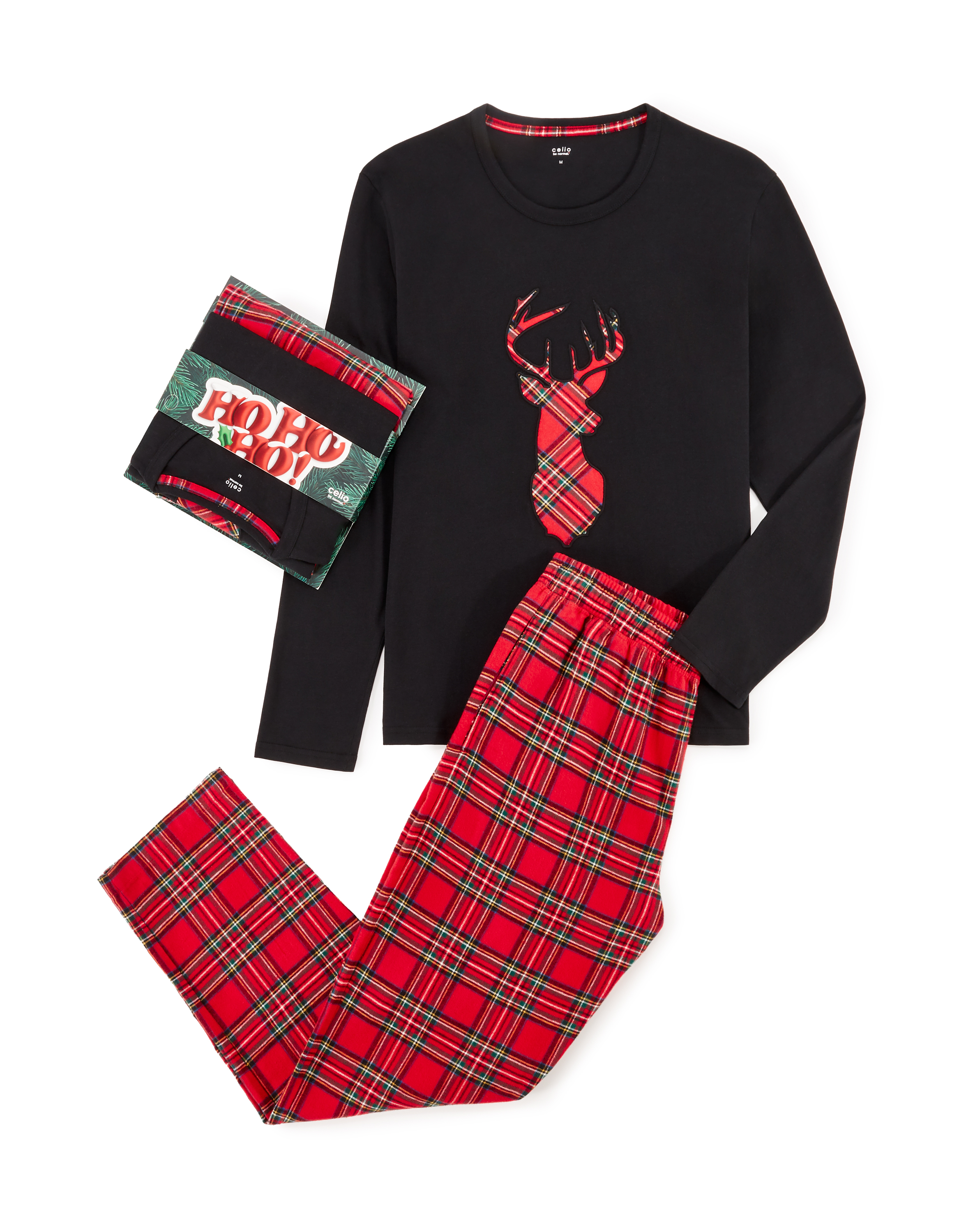 Celio Gift set of pajamas Deer - Men&#039;s
