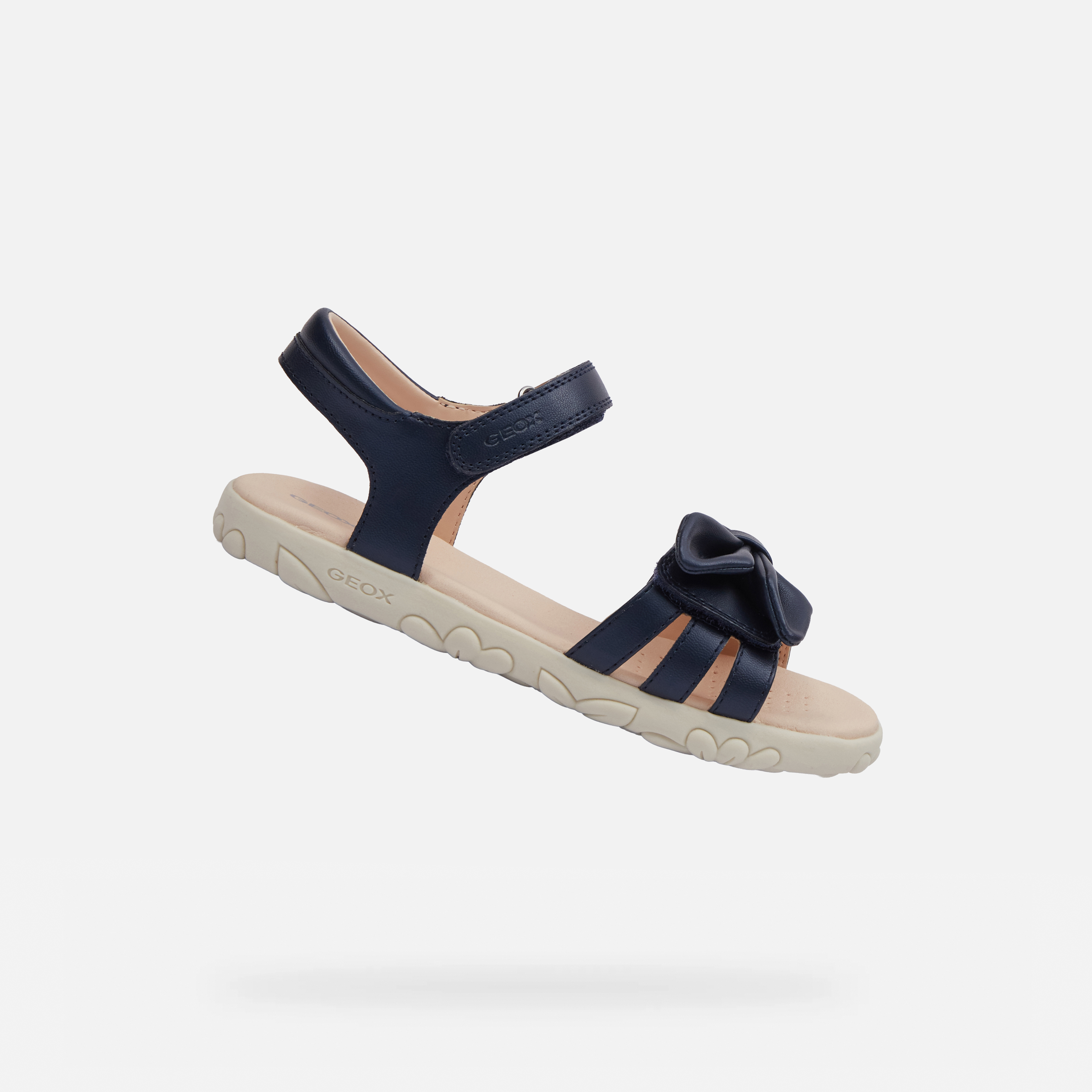 Dark Blue Girls Sandals Geox Haiti - Girls