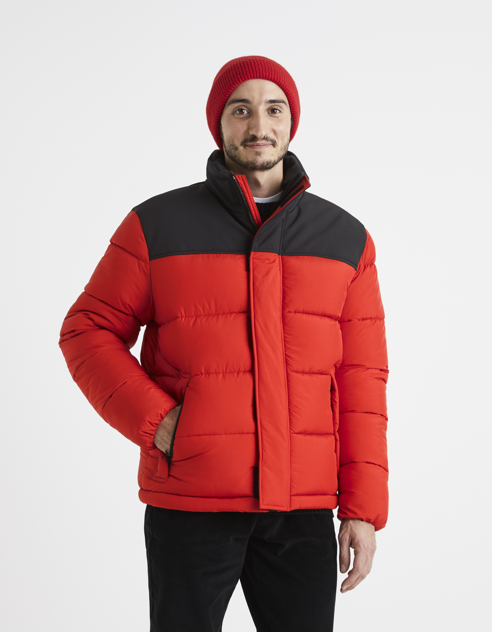 Jachete de iarna pentru barbati Celio - rosu