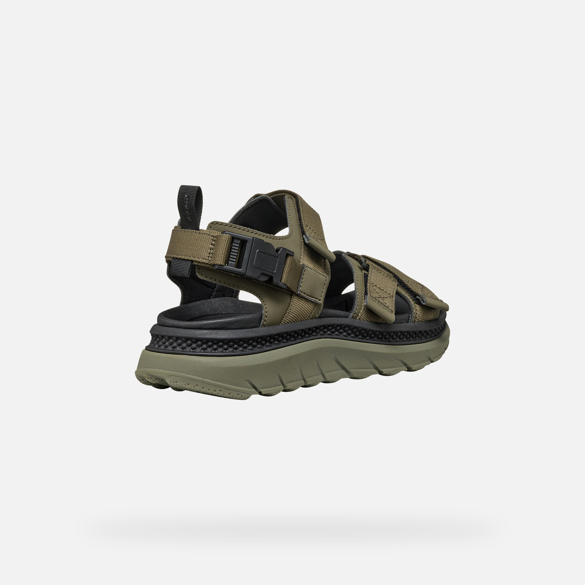 Khaki men&#039;s sandals Geox Spherica Actif X S - Men&#039;s