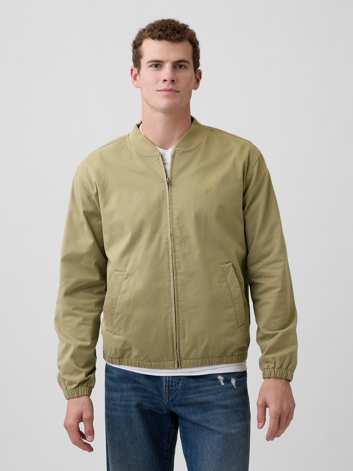 GAP Bomber Jacket with Logo - Mens