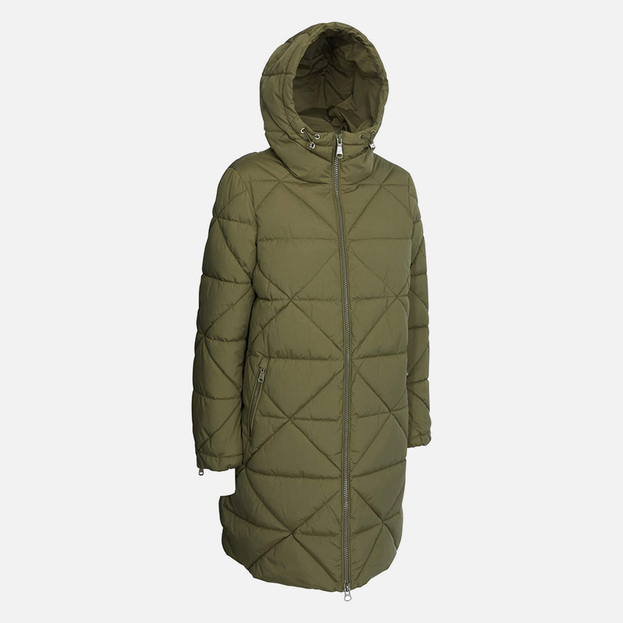 Khaki women's parka Geox Allenie - Women's