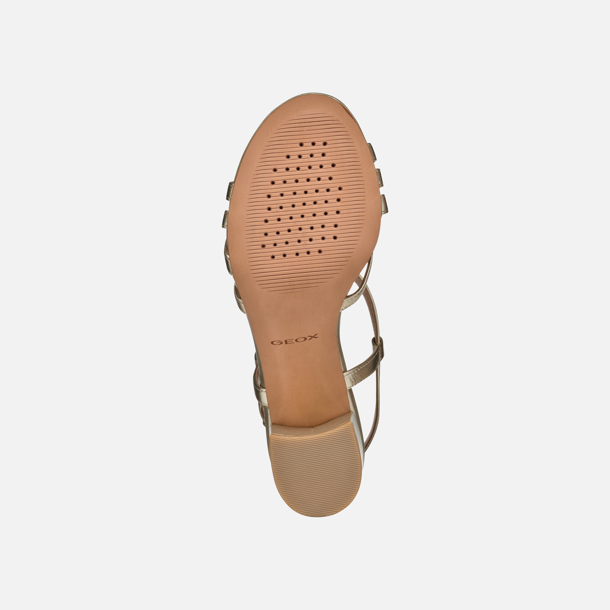 Gold women's sandals Geox Virnilisa 65 S - Women's