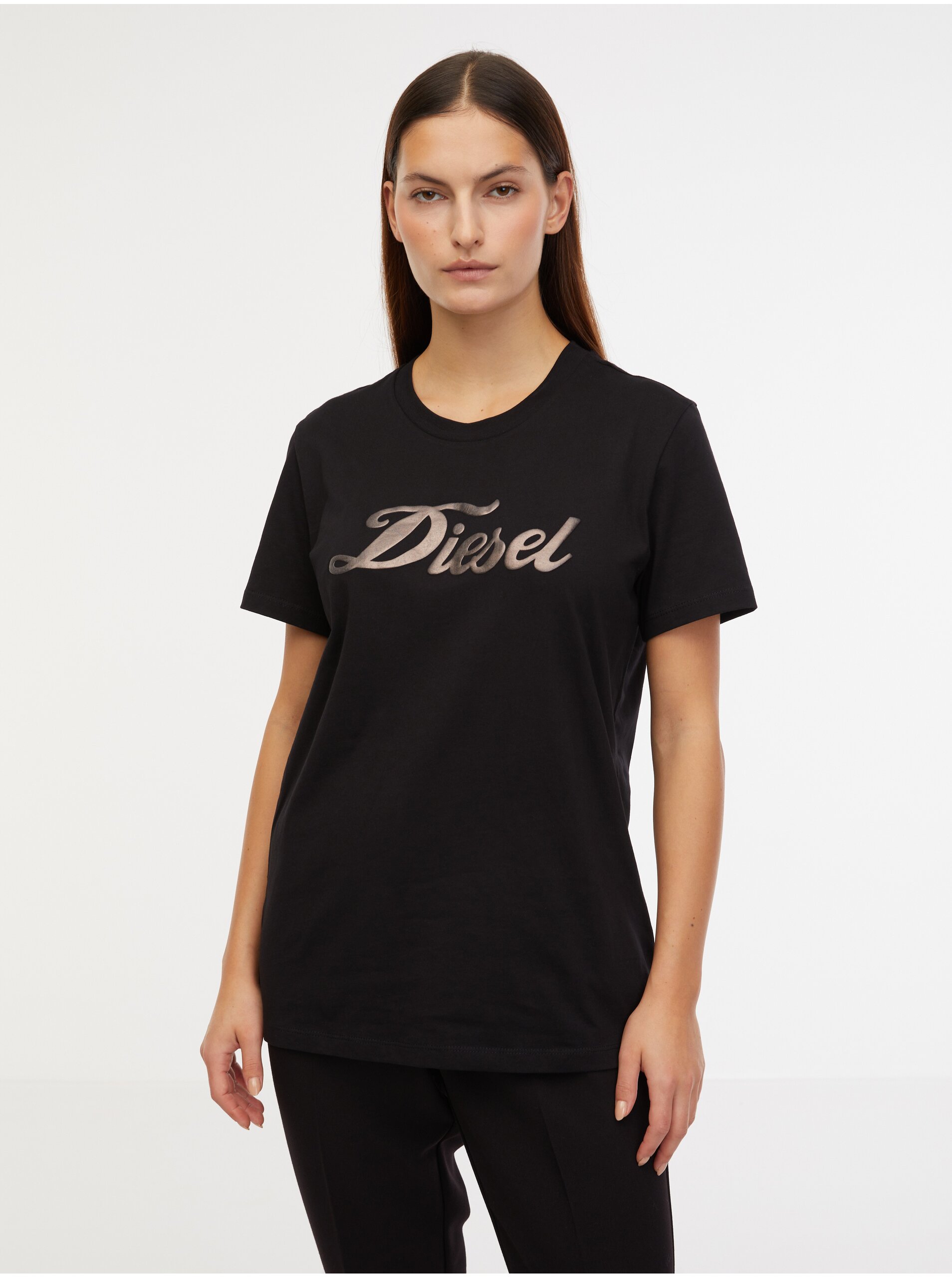 Black women's T-shirt Diesel T-Sily - Women