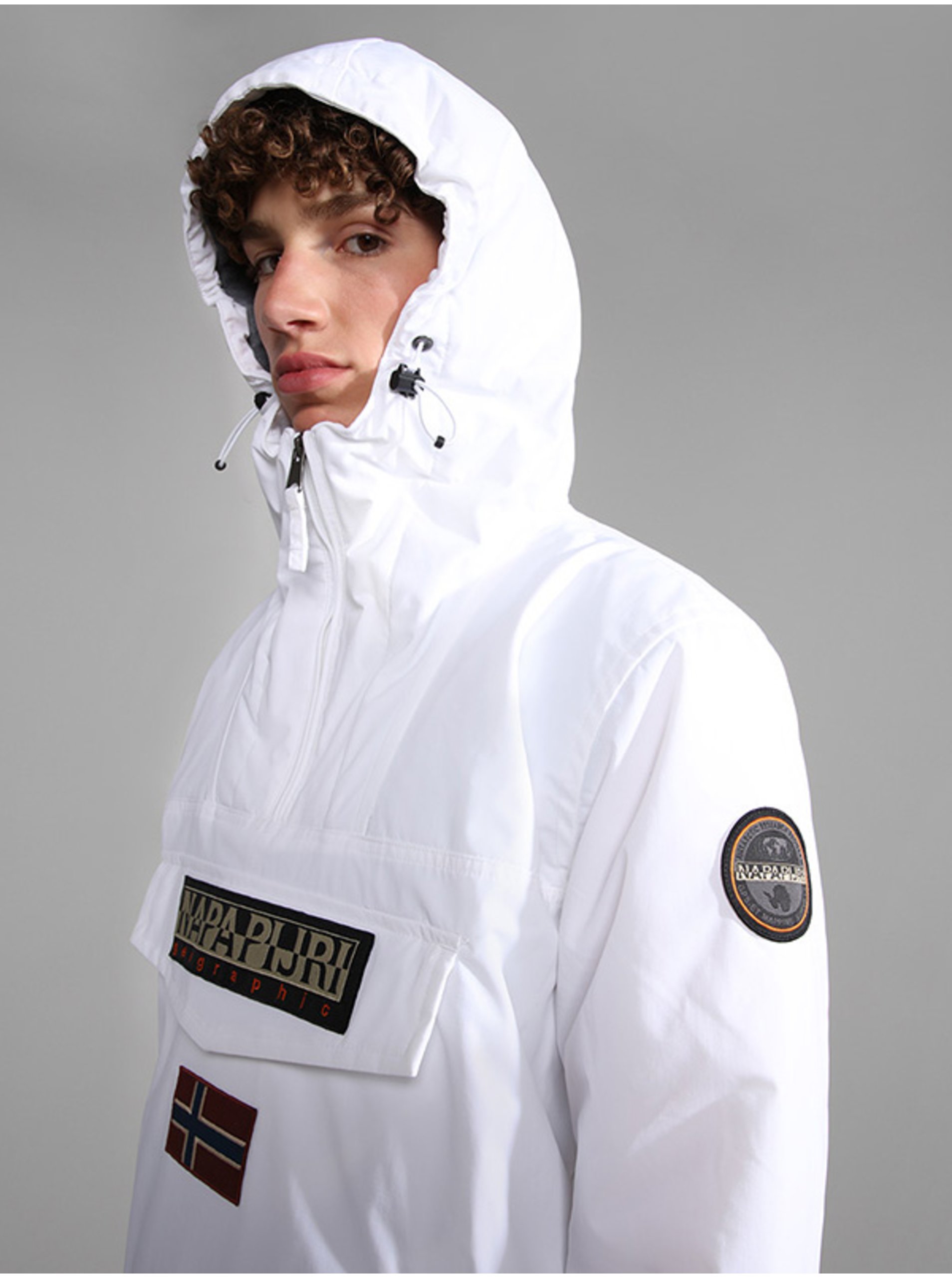 Jachete de iarna pentru barbati NAPAPIJRI - alb