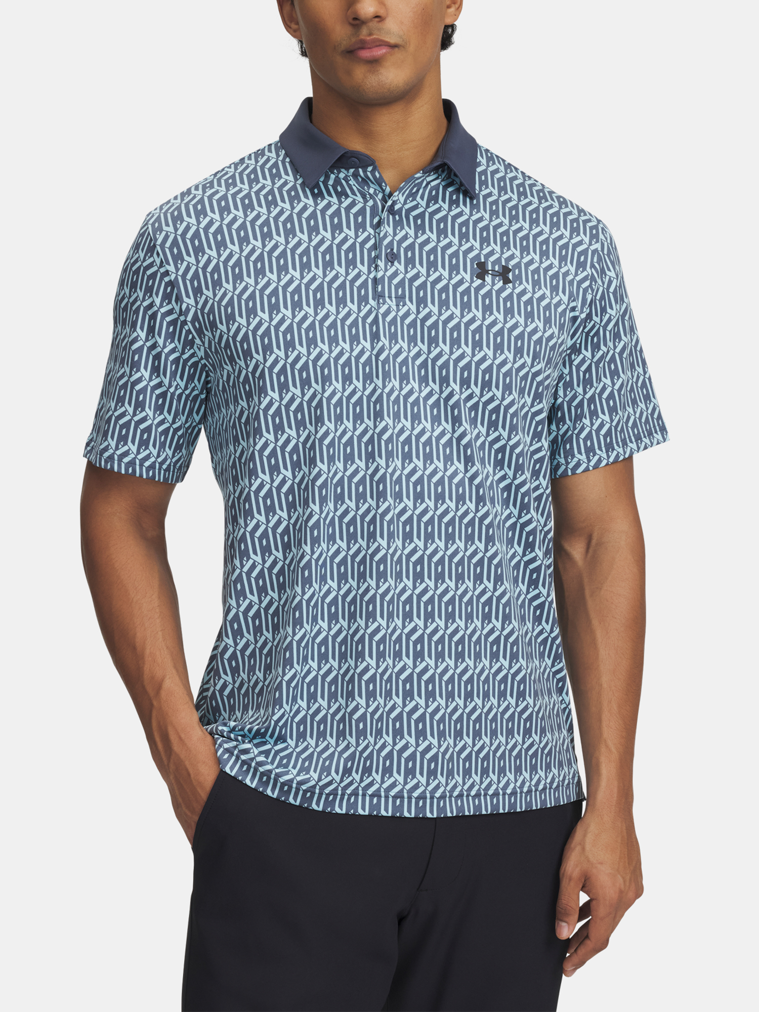 Men's T-shirt Under Armour UA Playoff 3.0 Printed Polo - Men's