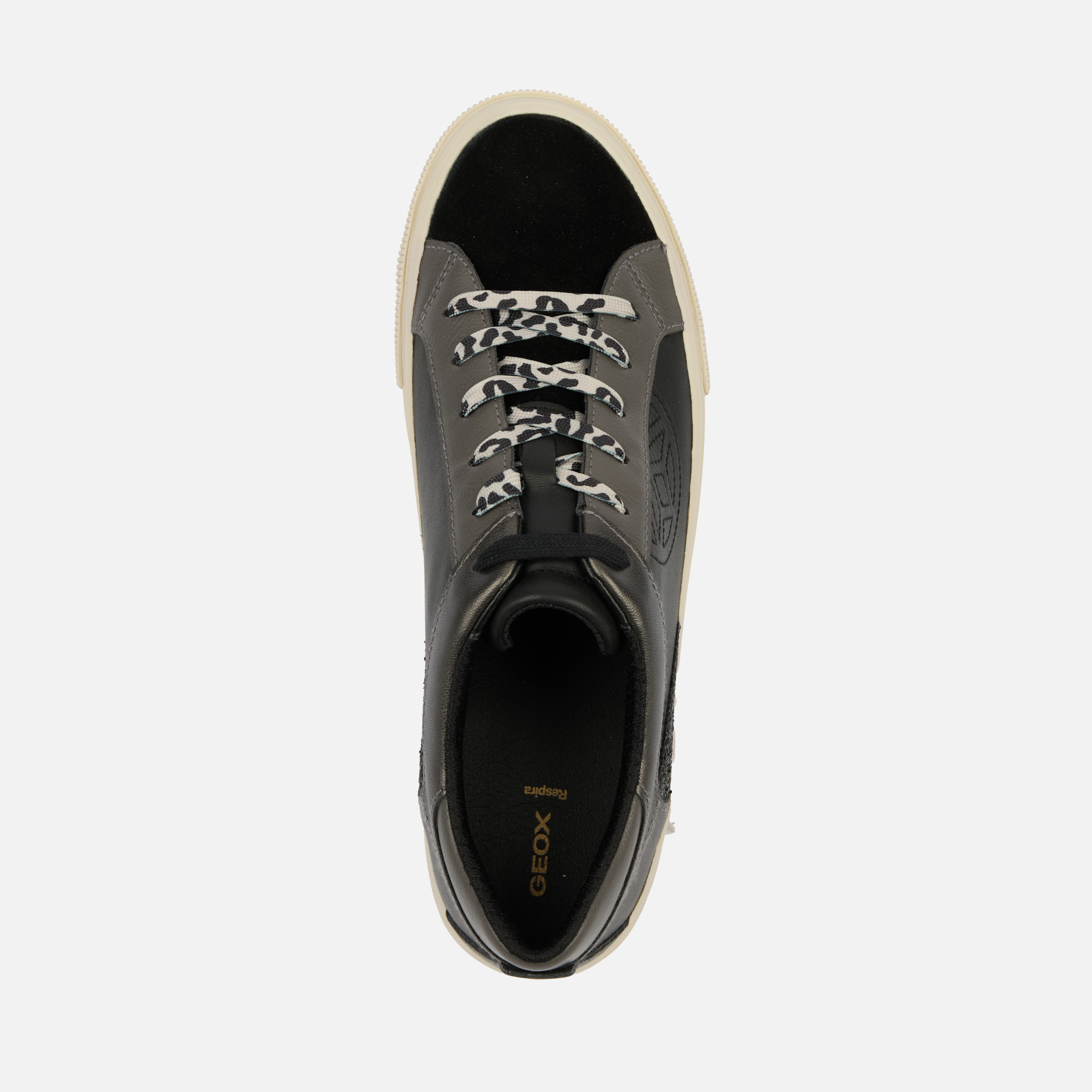 Black Women's Geox Emmeleny Sneakers - Women's