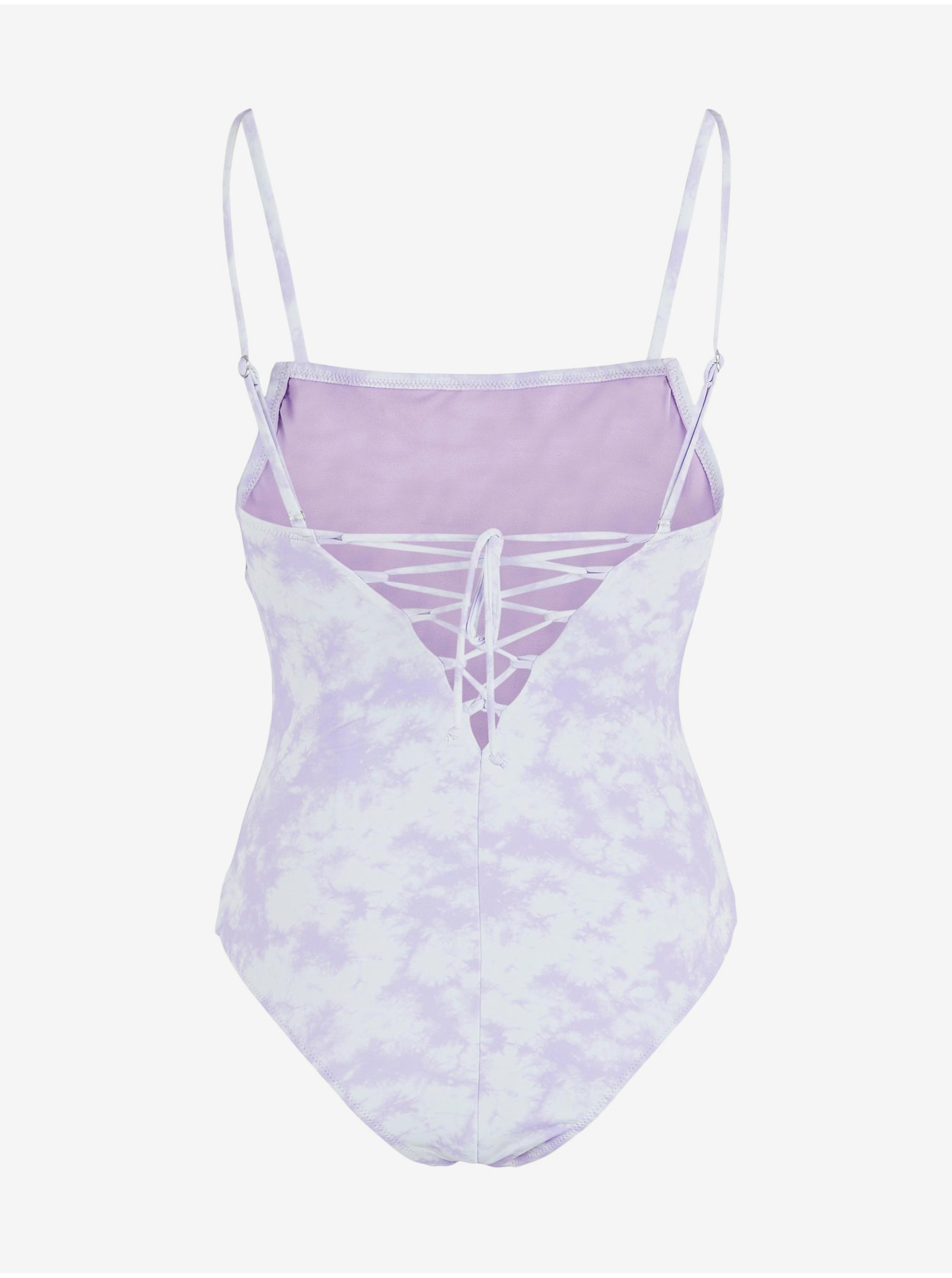 Costume de baie pentru femei Pieces - mov deschis, alb