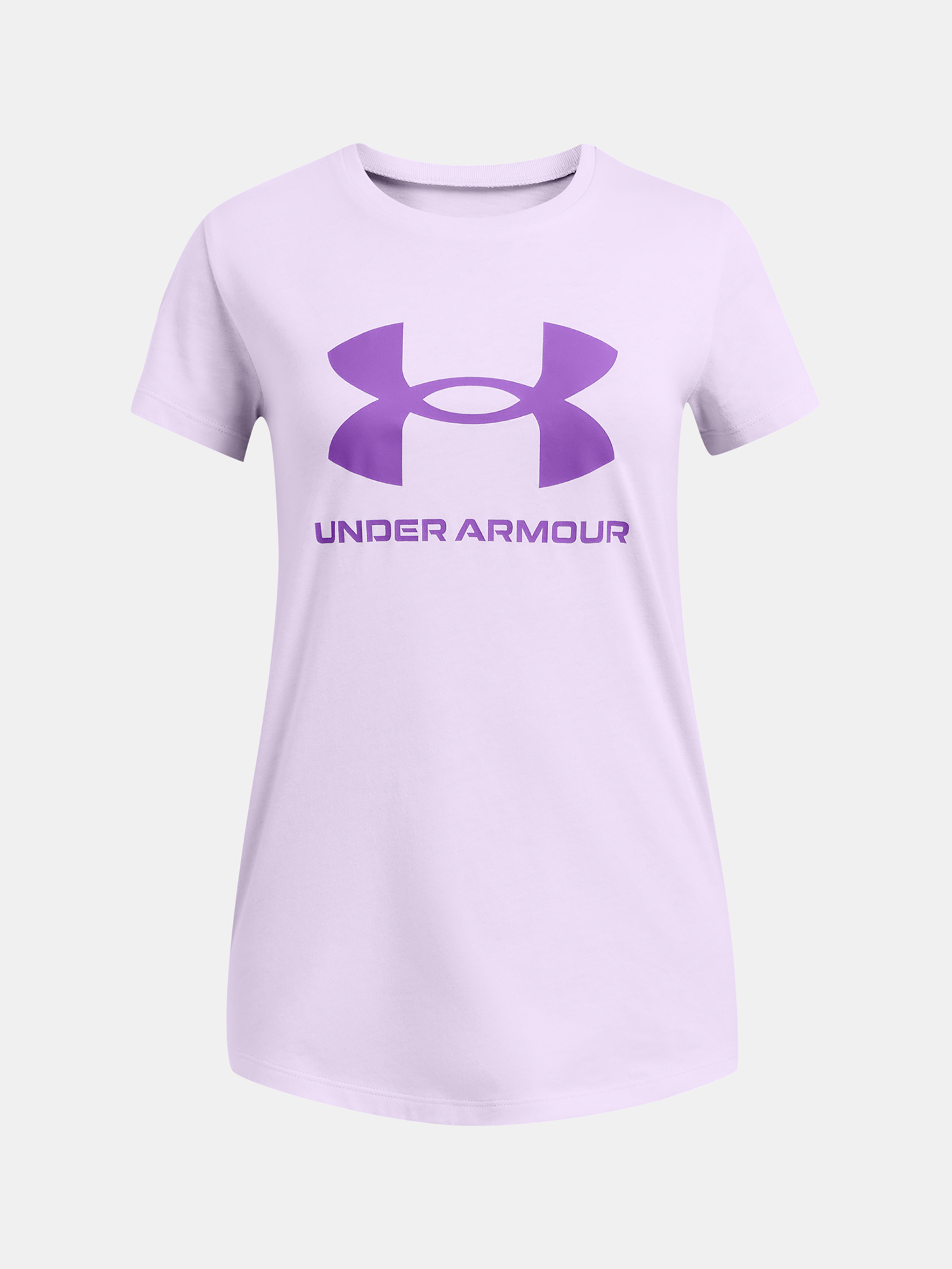 Girls' T-shirt Under Armour UA G SPORTSTYLE LOGO SS-PPL - Girls