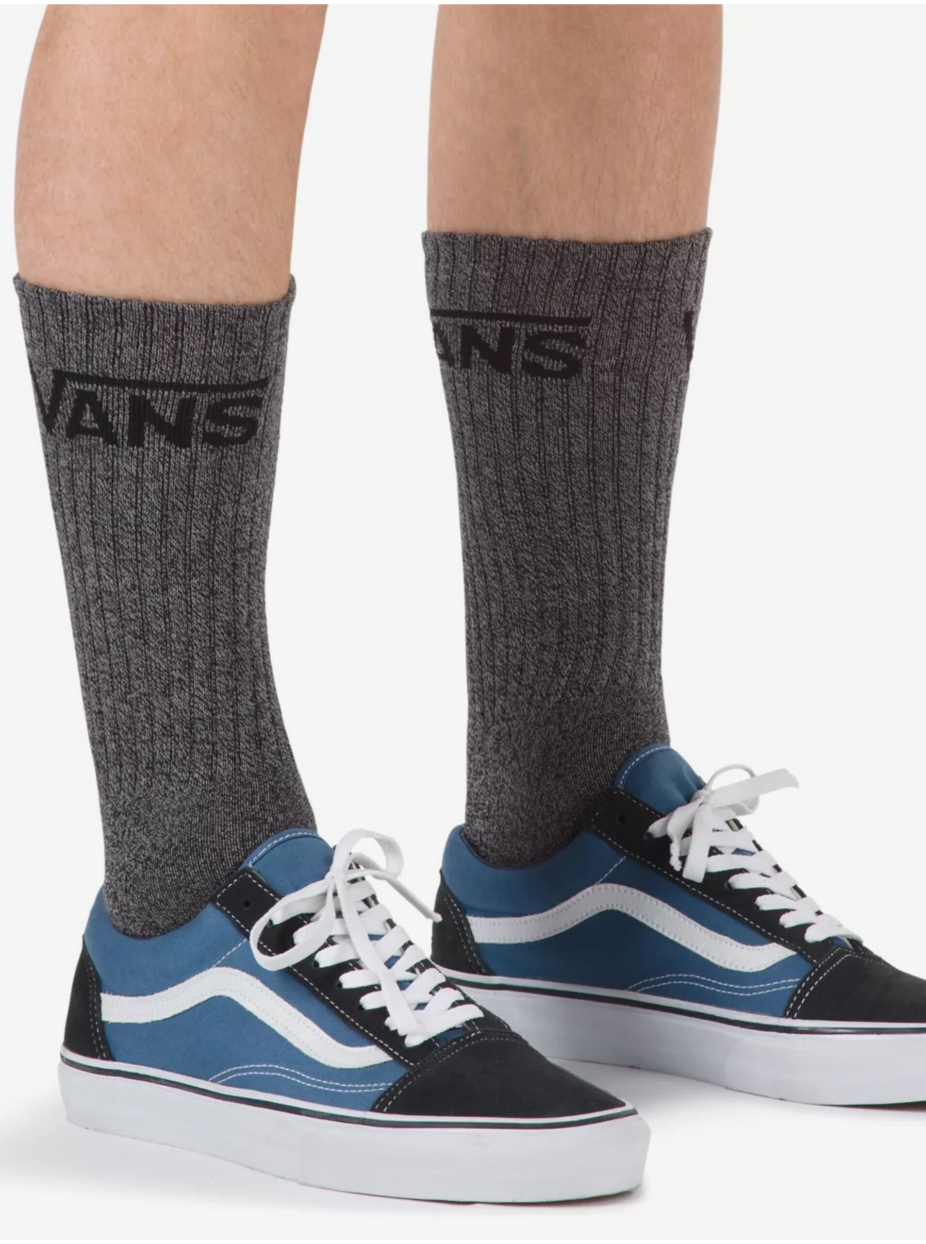 Set of three pairs of men's socks in dark gray VANS - Men