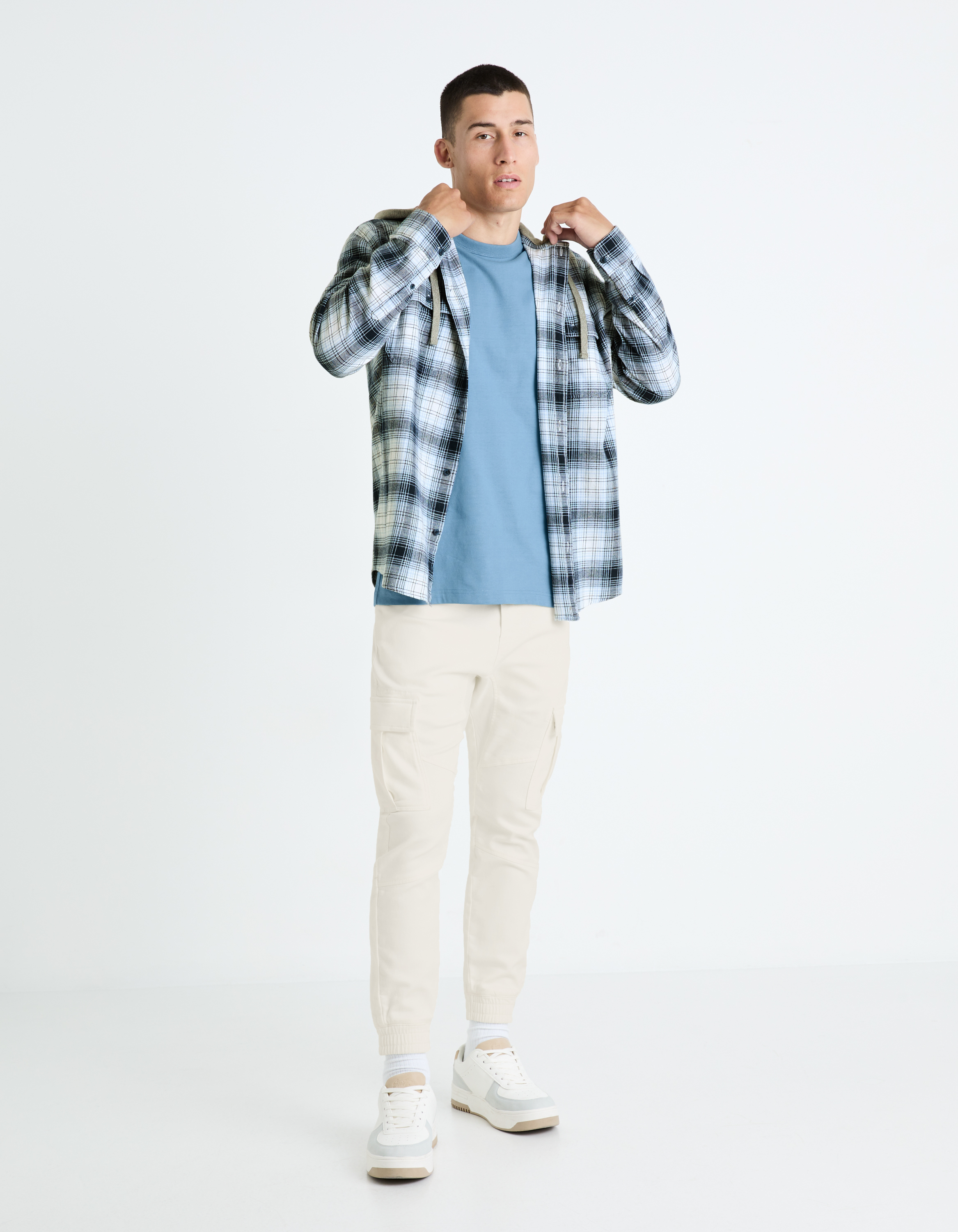 Celio Checkered Shirt Fapuche - Men