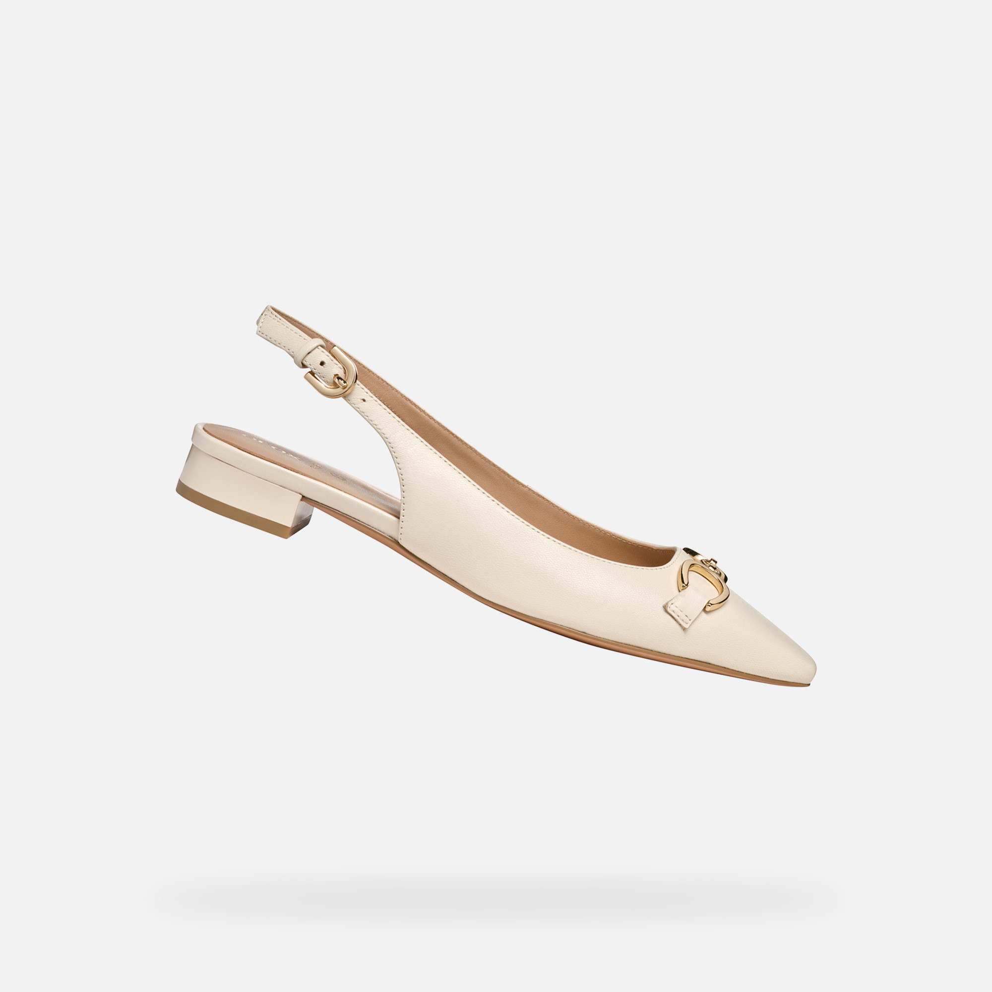 Cream women&#039;s ballet flats Geox Giselda 15 - Women&#039;s