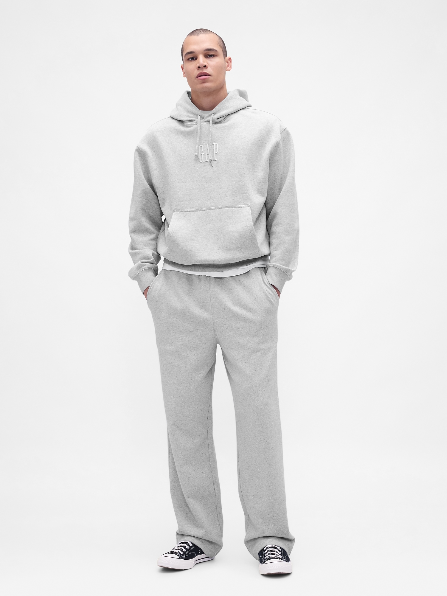 GAP Oversize Sweatshirt with Heavyweight Logo - Mens