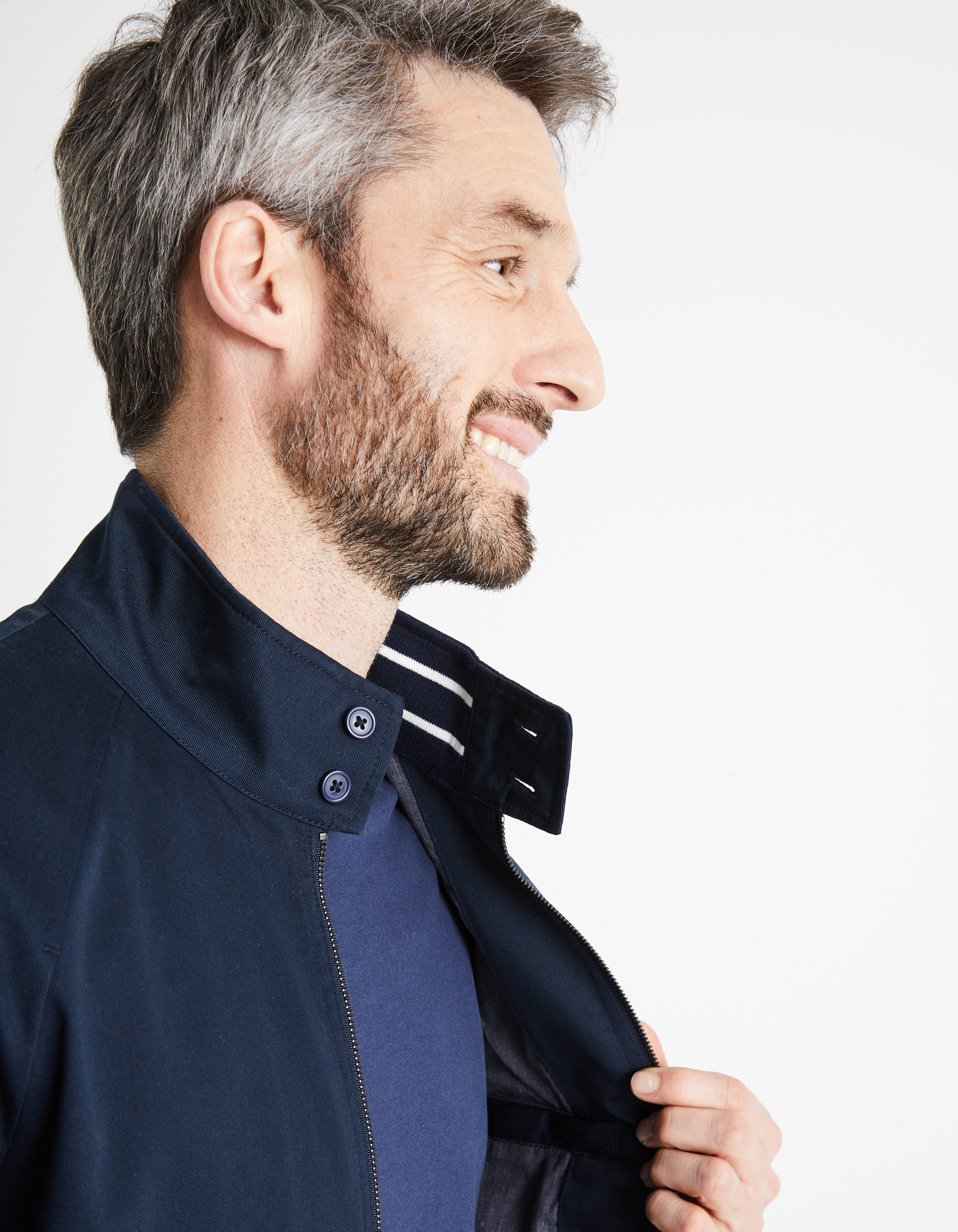 Jachete subtire pentru barbati Celio - albastru inchis