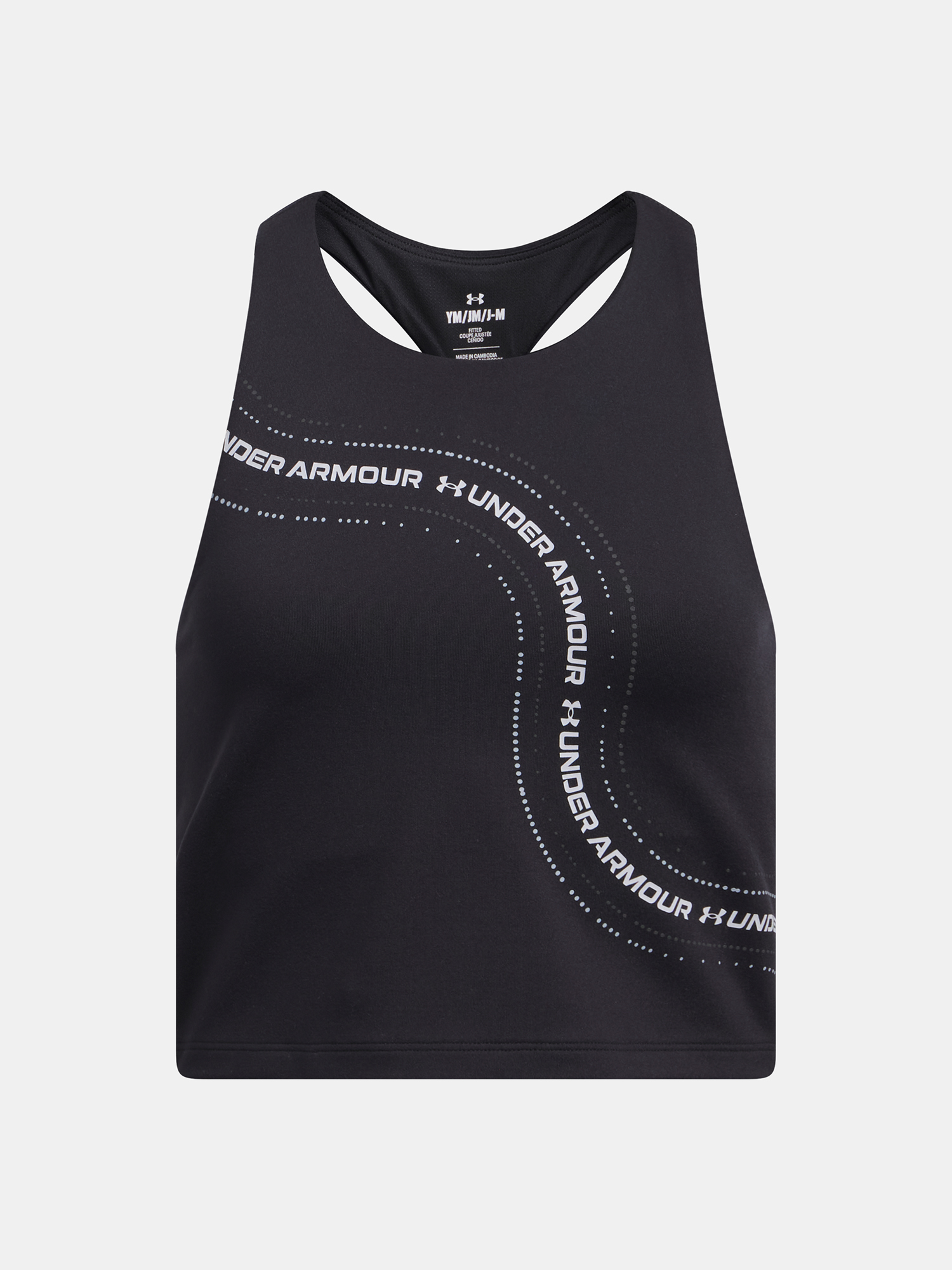Girls tank top Under Armour G Motion Branded Crop Tank - Girls