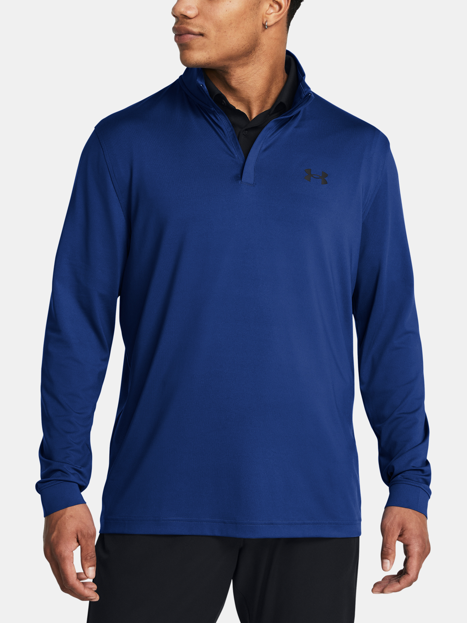 Men's Sweatshirt Under Armour UA Playoff 1/4 Zip-BLU - Men's