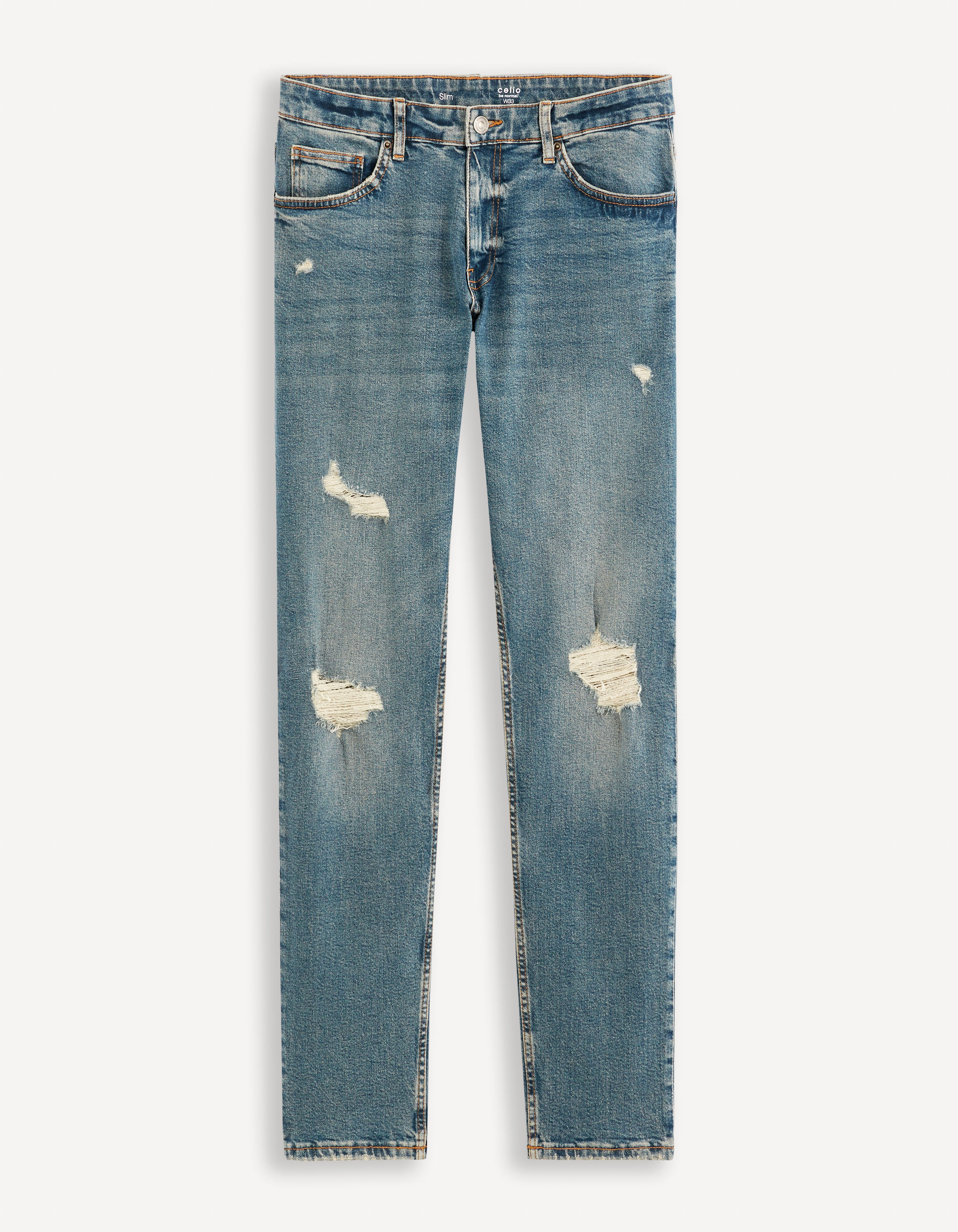 Slim fit pentru barbati Celio - albastru