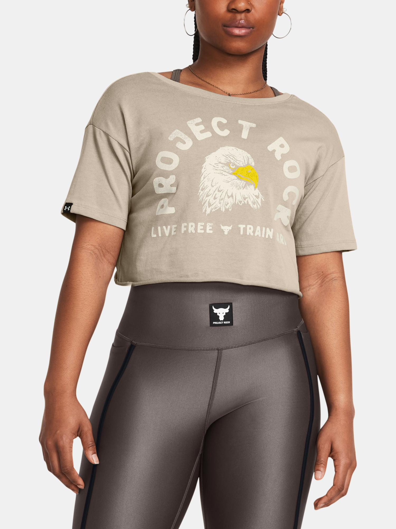 Under Armour T-shirt Pjt Rck Balance Graphic T-BRN - Women&#039;s