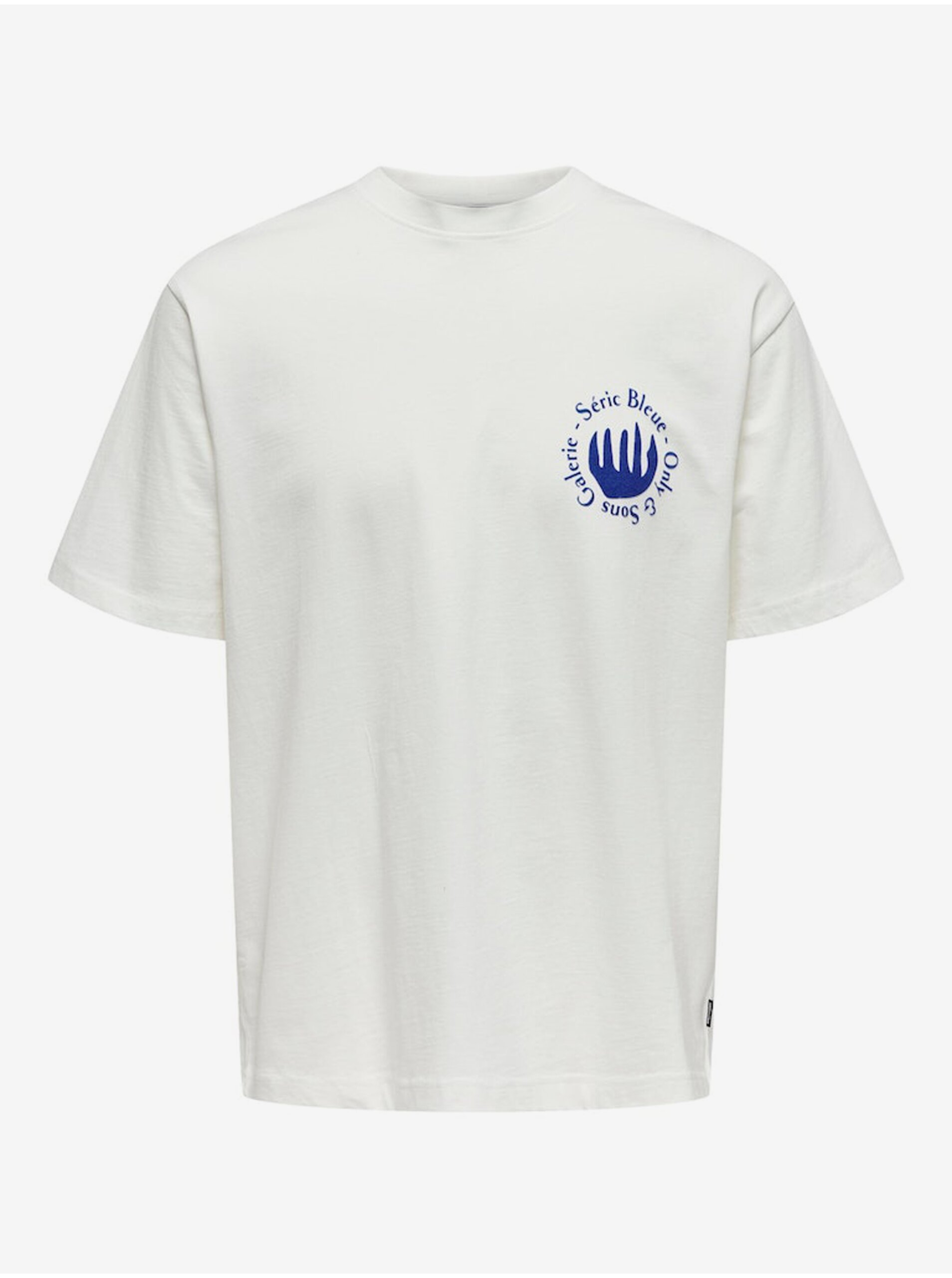 White Men's T-Shirt ONLY & SONS Lucian - Men