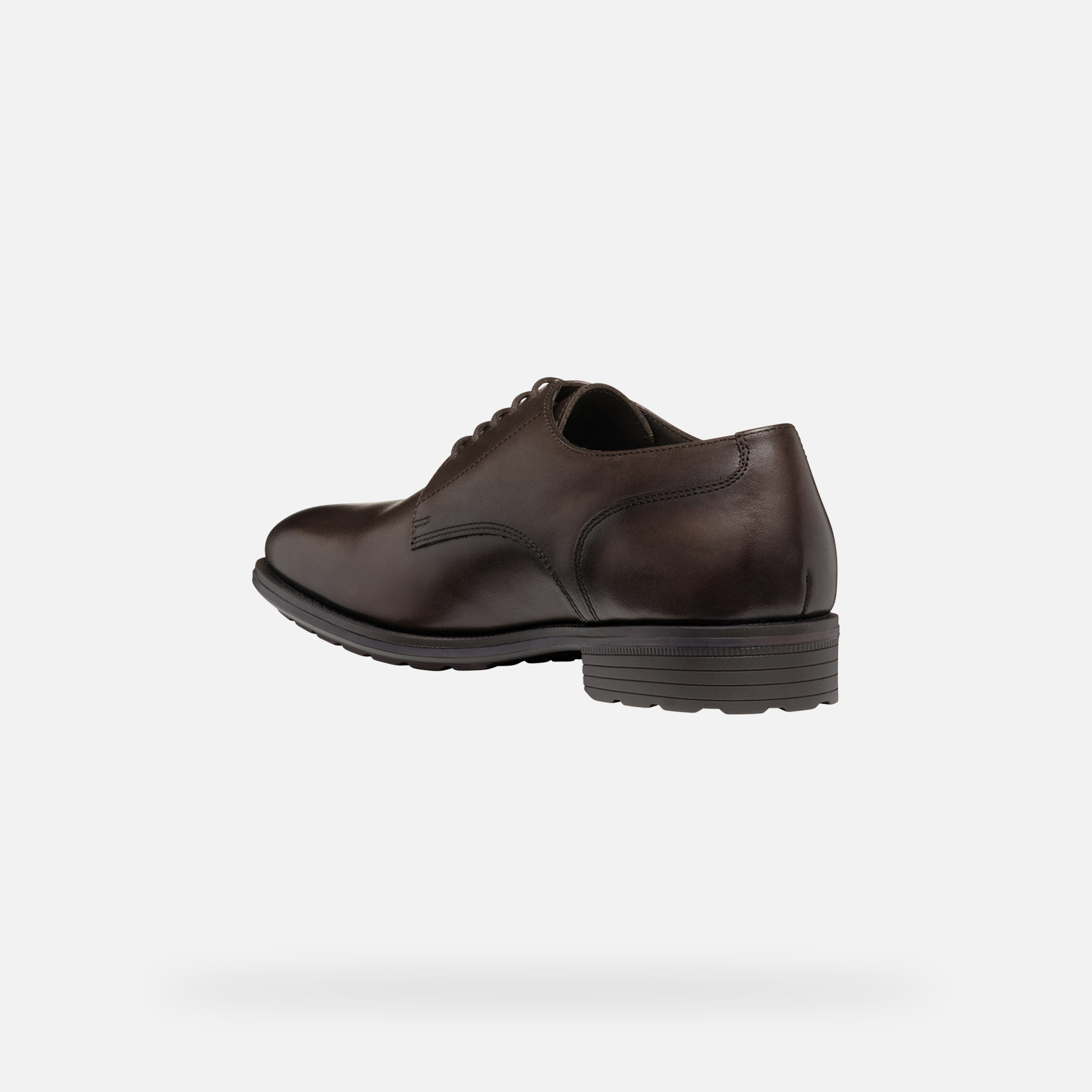 Brown men&#039;s formal shoes Geox Walk Pleasure F - Men&#039;s