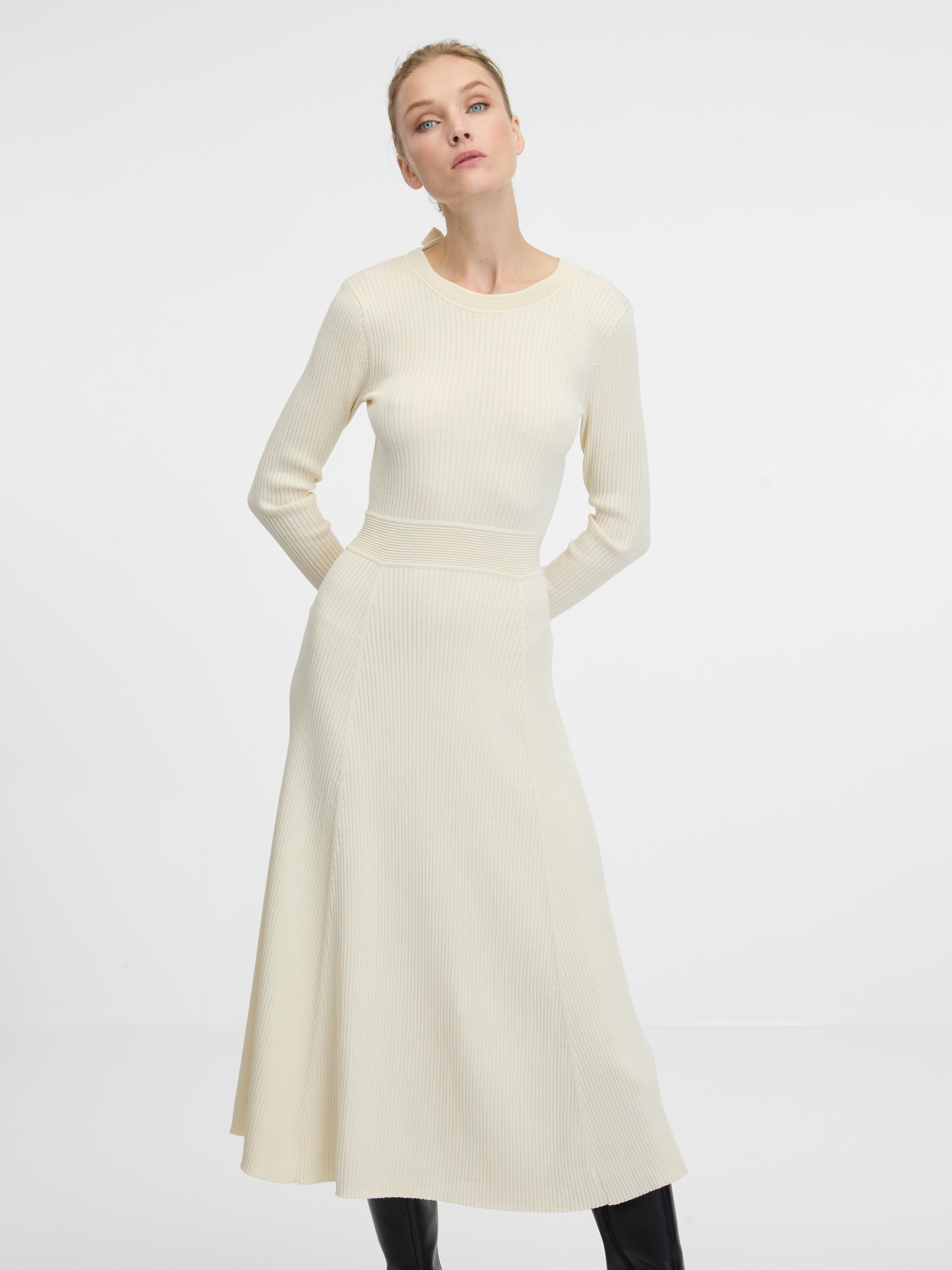 Cream women's midi dress ORSAY - Women's