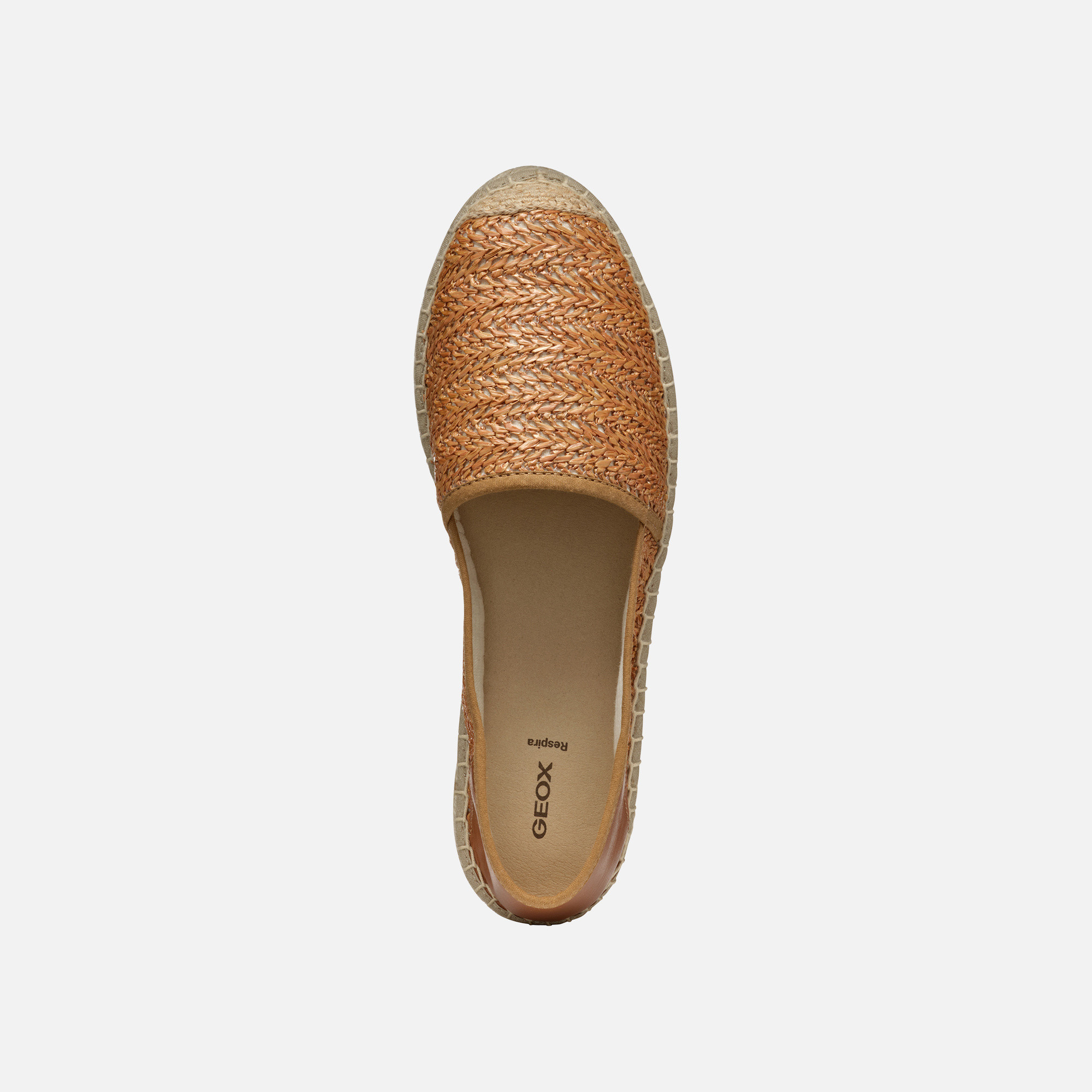 Light brown women's espadrilles Geox Lampedusa - Women's