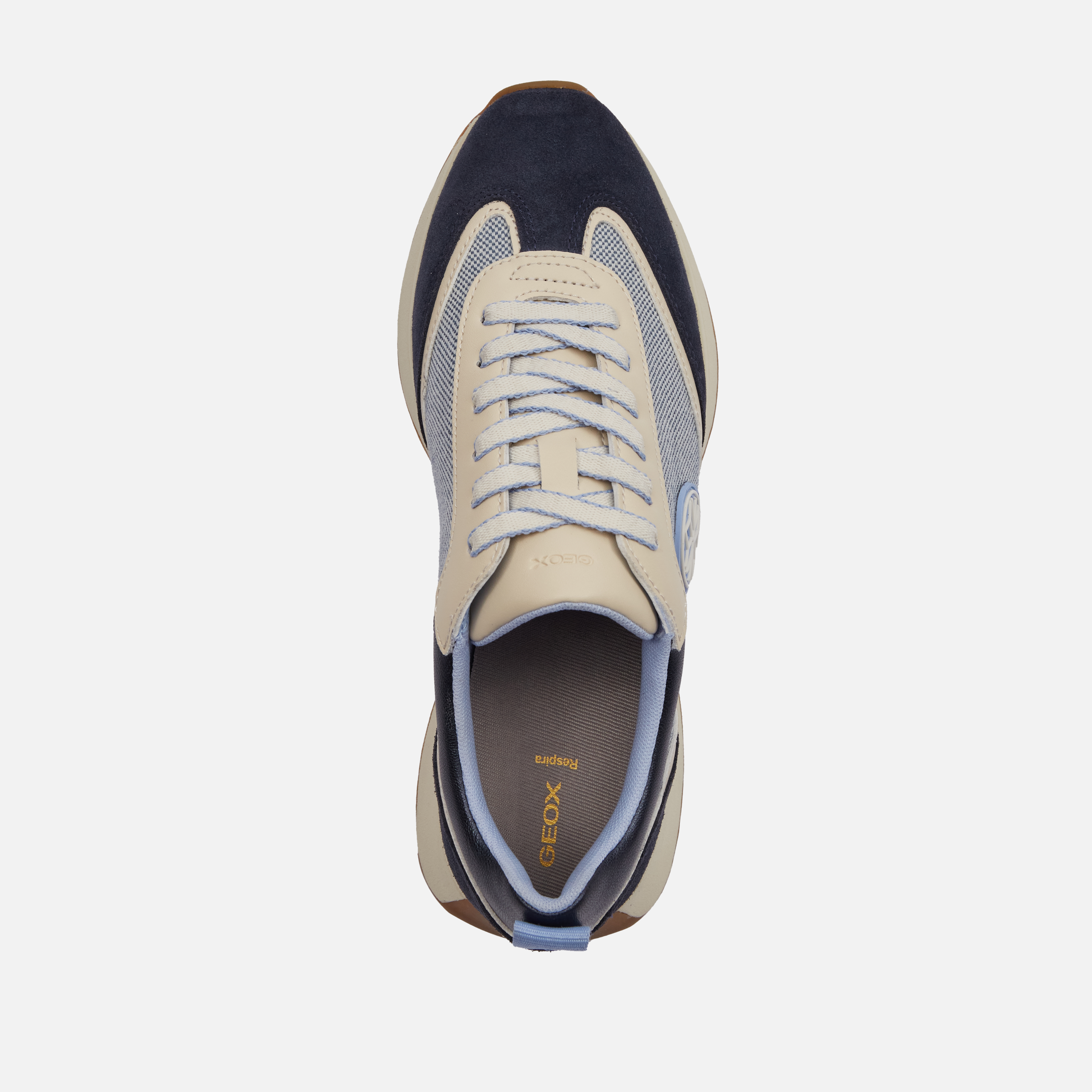 Dark blue women's sneakers Geox Amabel - Women's