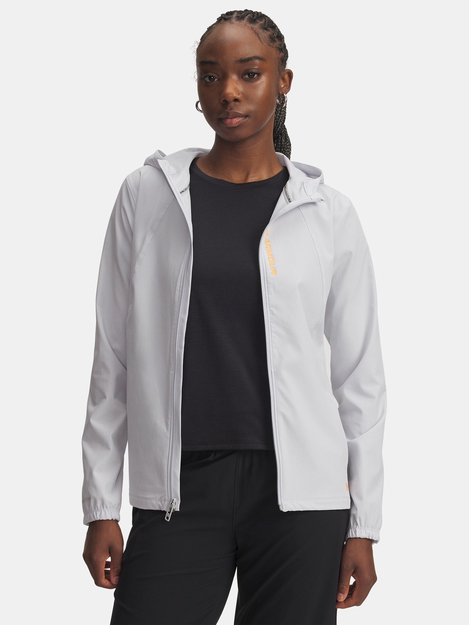 Womens jacket Under Armour UA OutRun the STORM Jacket-GRY - Womens