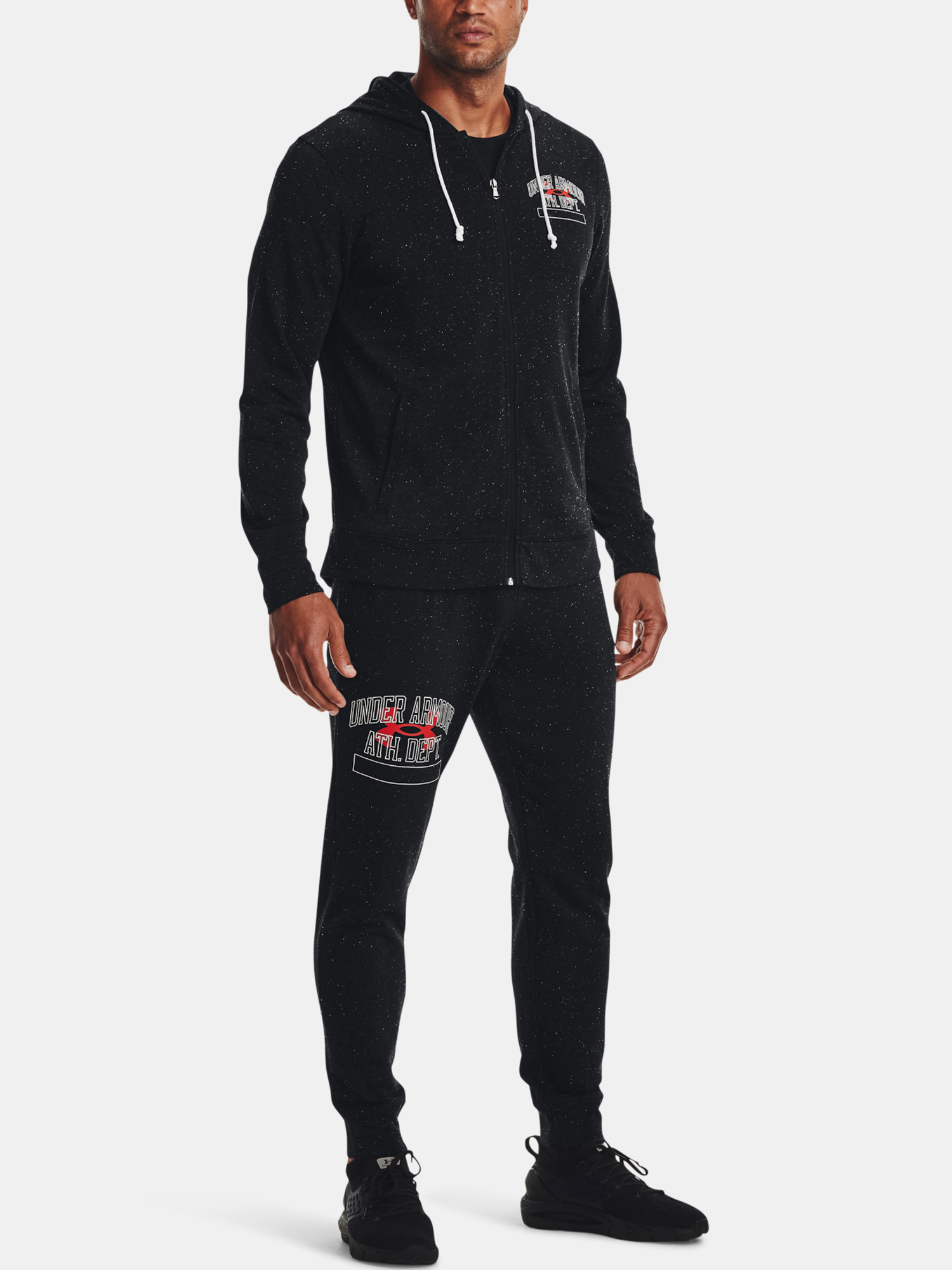 Pulovere cu gluga pentru barbati Under Armour - negru