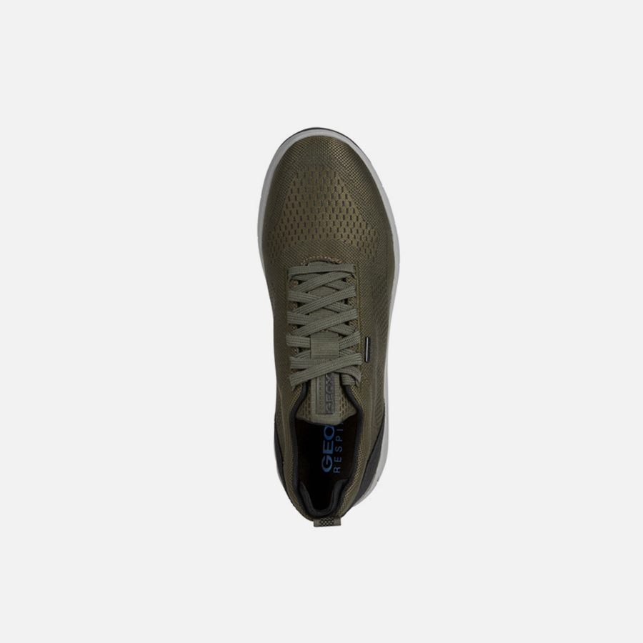 Khaki men&#039;s sneakers Geox Spherica 4x4 B Abx - Men&#039;s