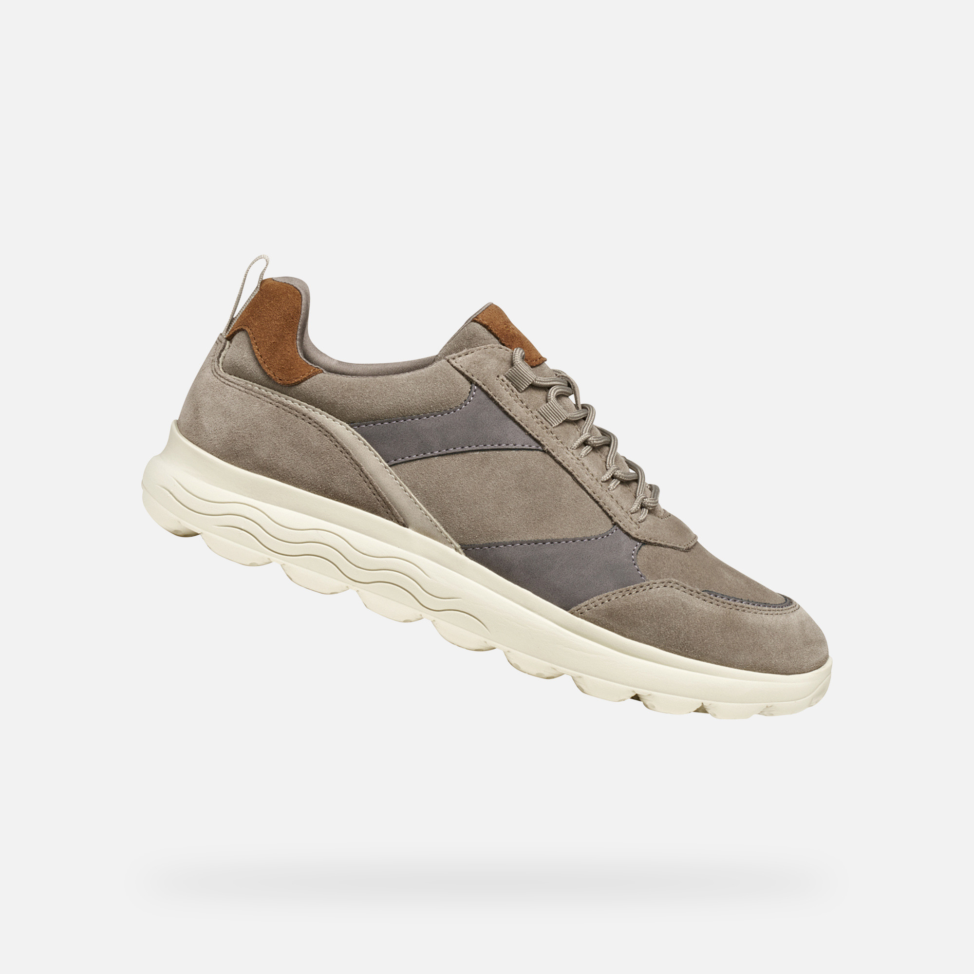 Grey mens sneakers Geox - Mens