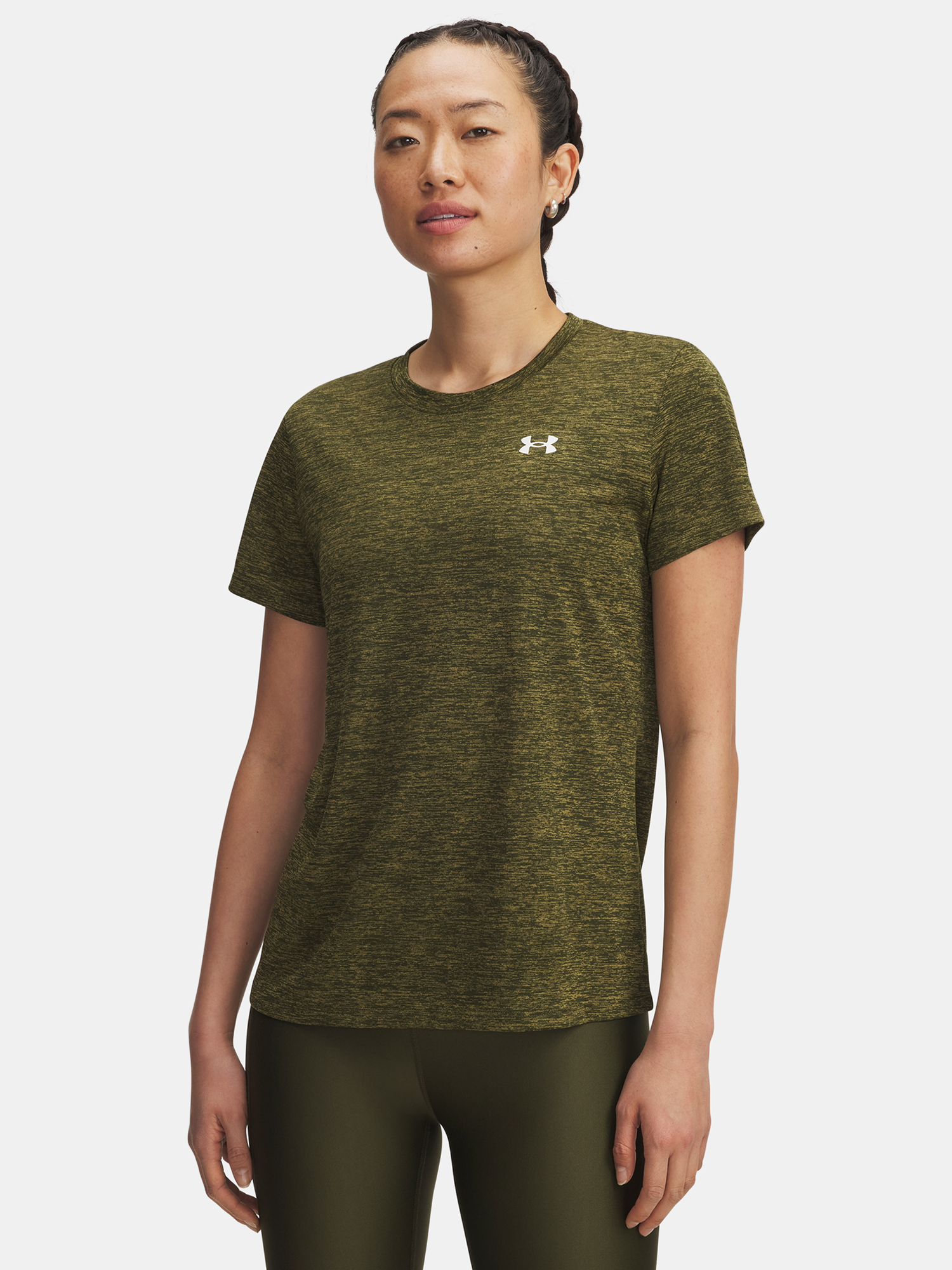 Under Armour Tech SSC- Twist-GRN - Women's T-Shirt