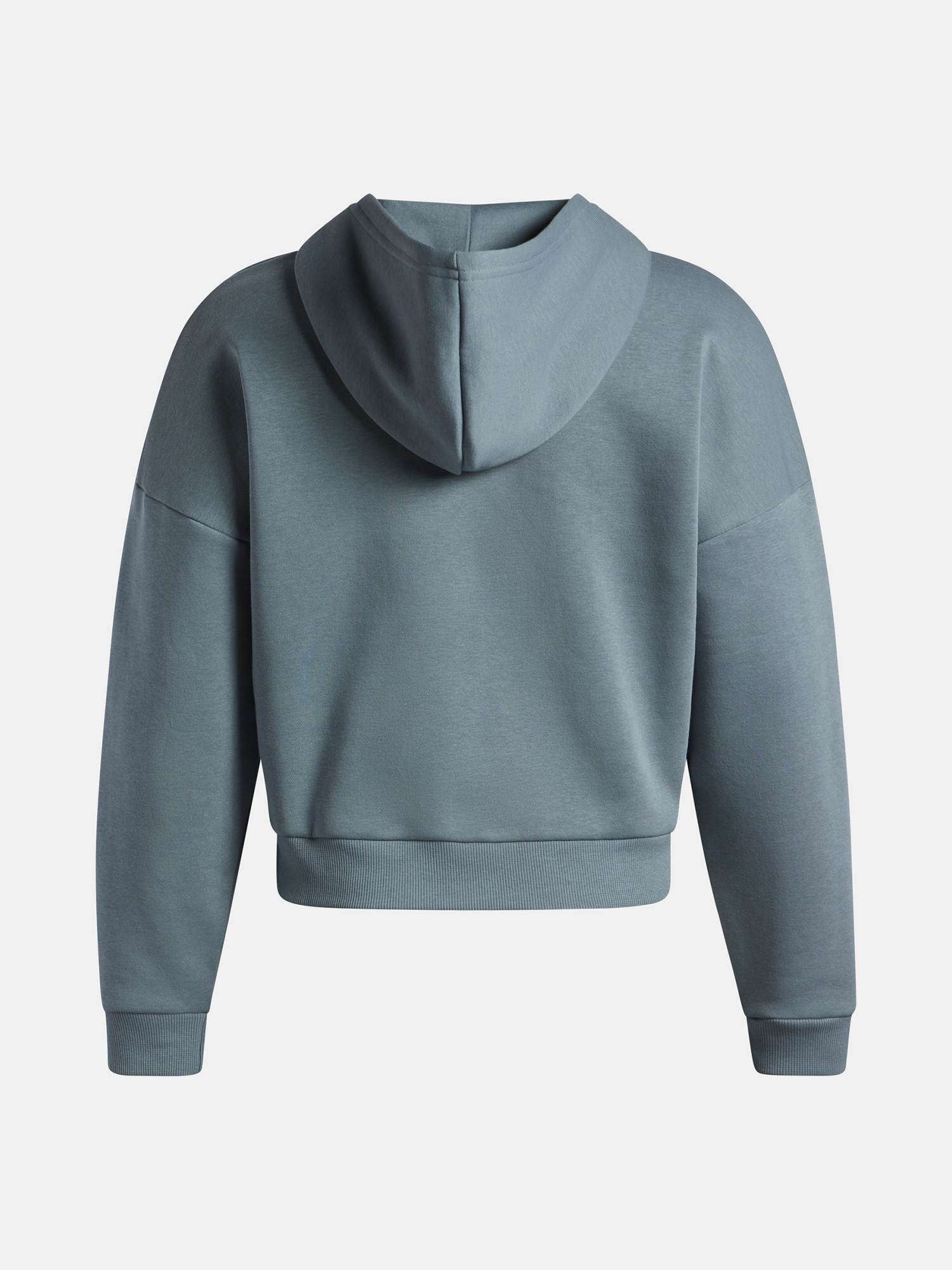 Under Armour Rival Flc Piped HZ Hoodie-BLU - Women's Sweatshirt