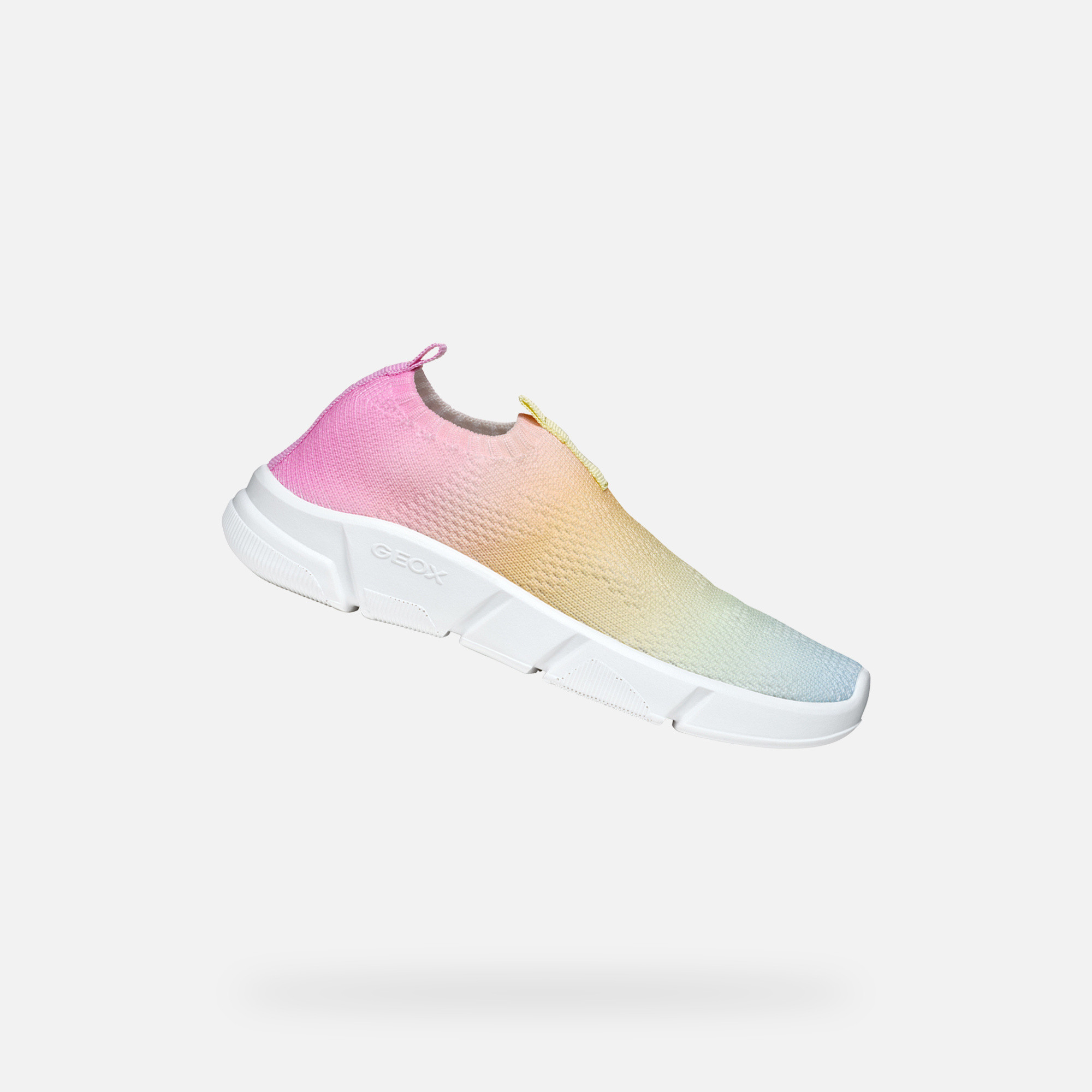 Розови кецове без връзки за момичета Geox Aril