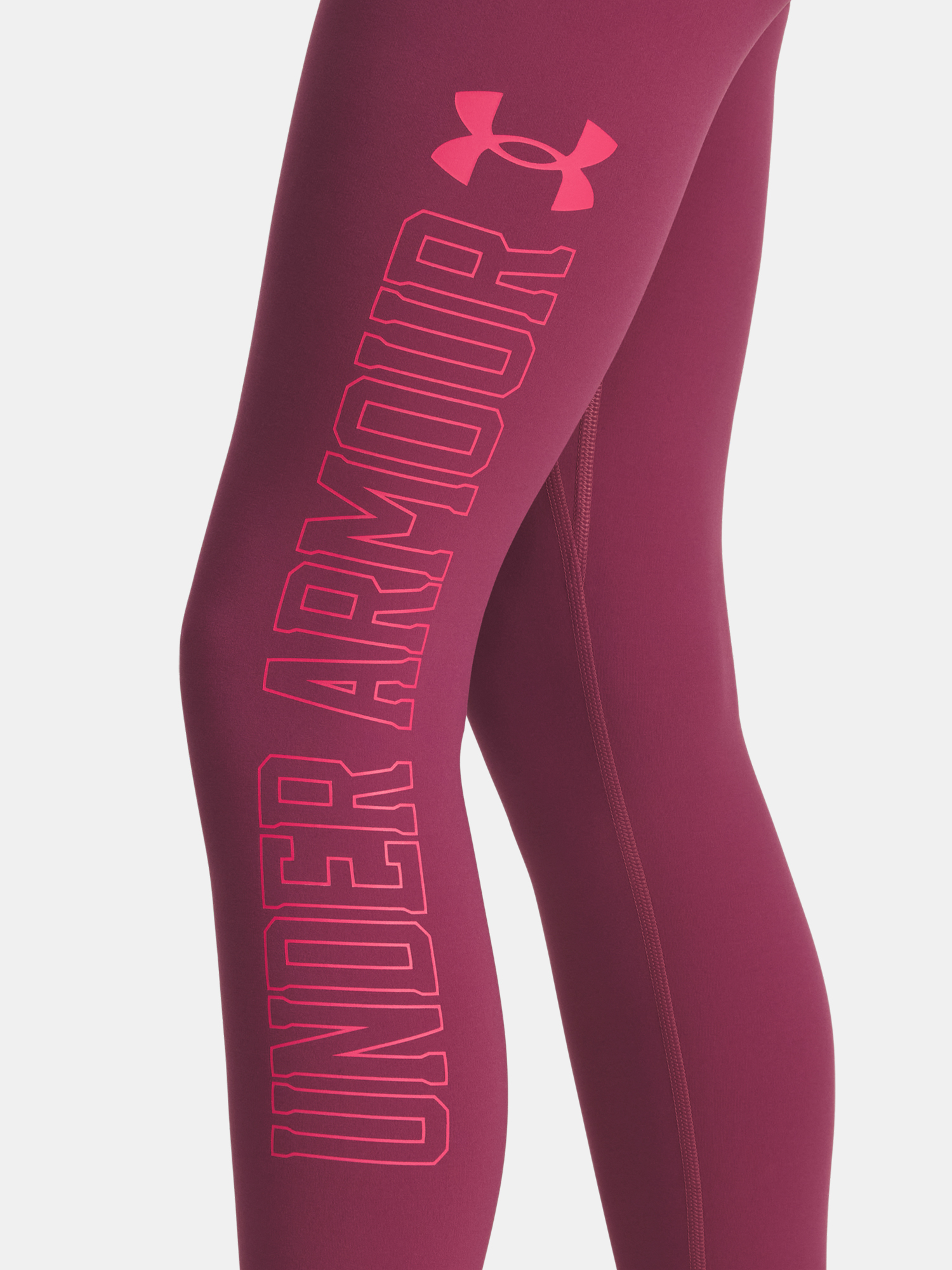 Girls&#039; leggings Under Armour UA Motion Branded Legging-RED - Girls
