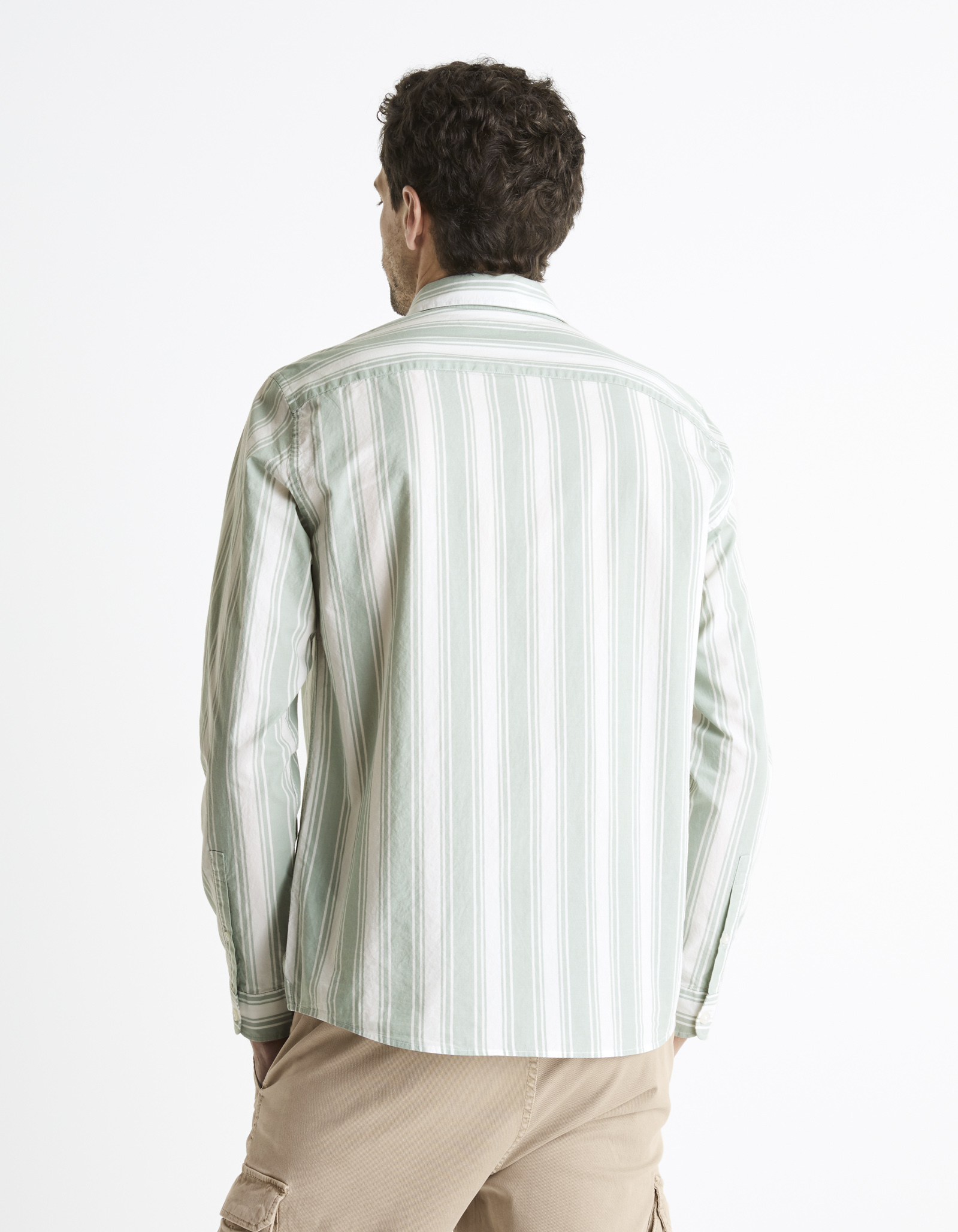Celio Cotton Shirt Bastripes - Men