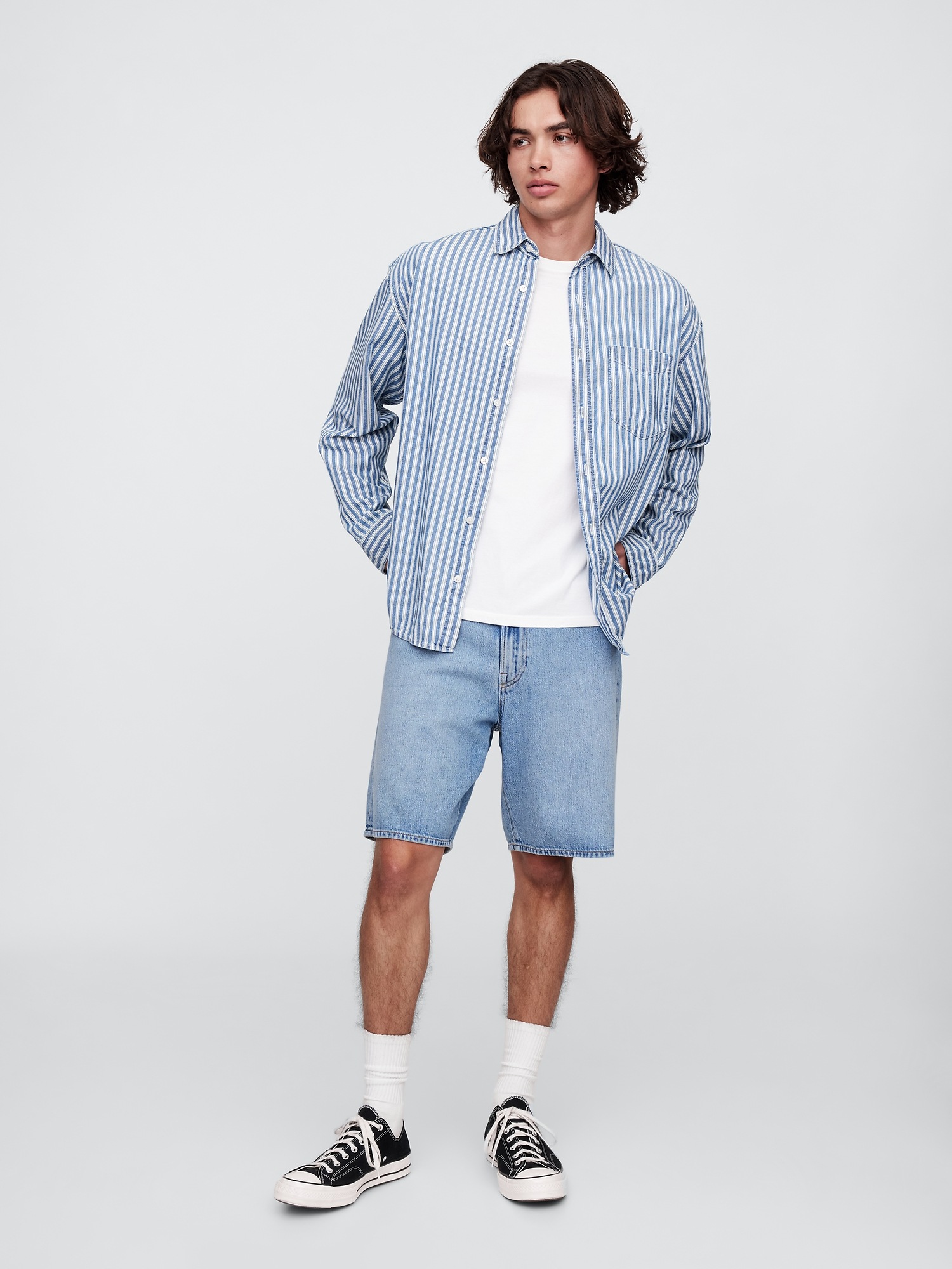 GAP Denim shorts Loose SuperSoft - Men&#039;s