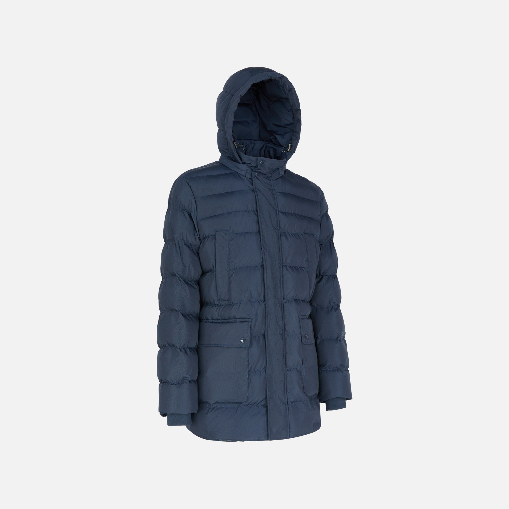 Parka pentru bărbați Geox Leitan albastru închis