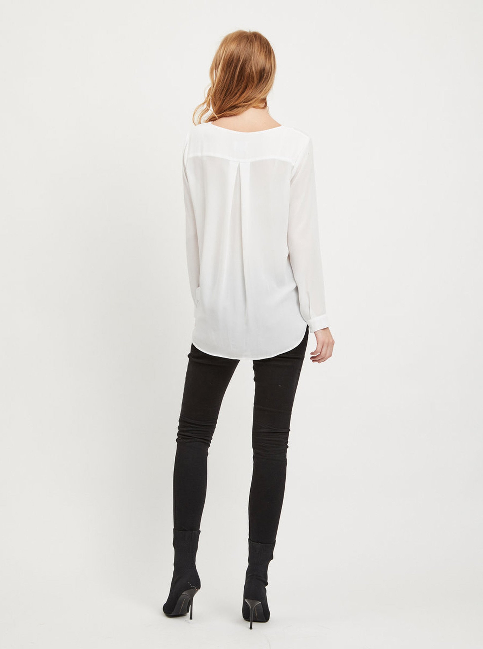 Camasa asimetrica crem VILA Lucy