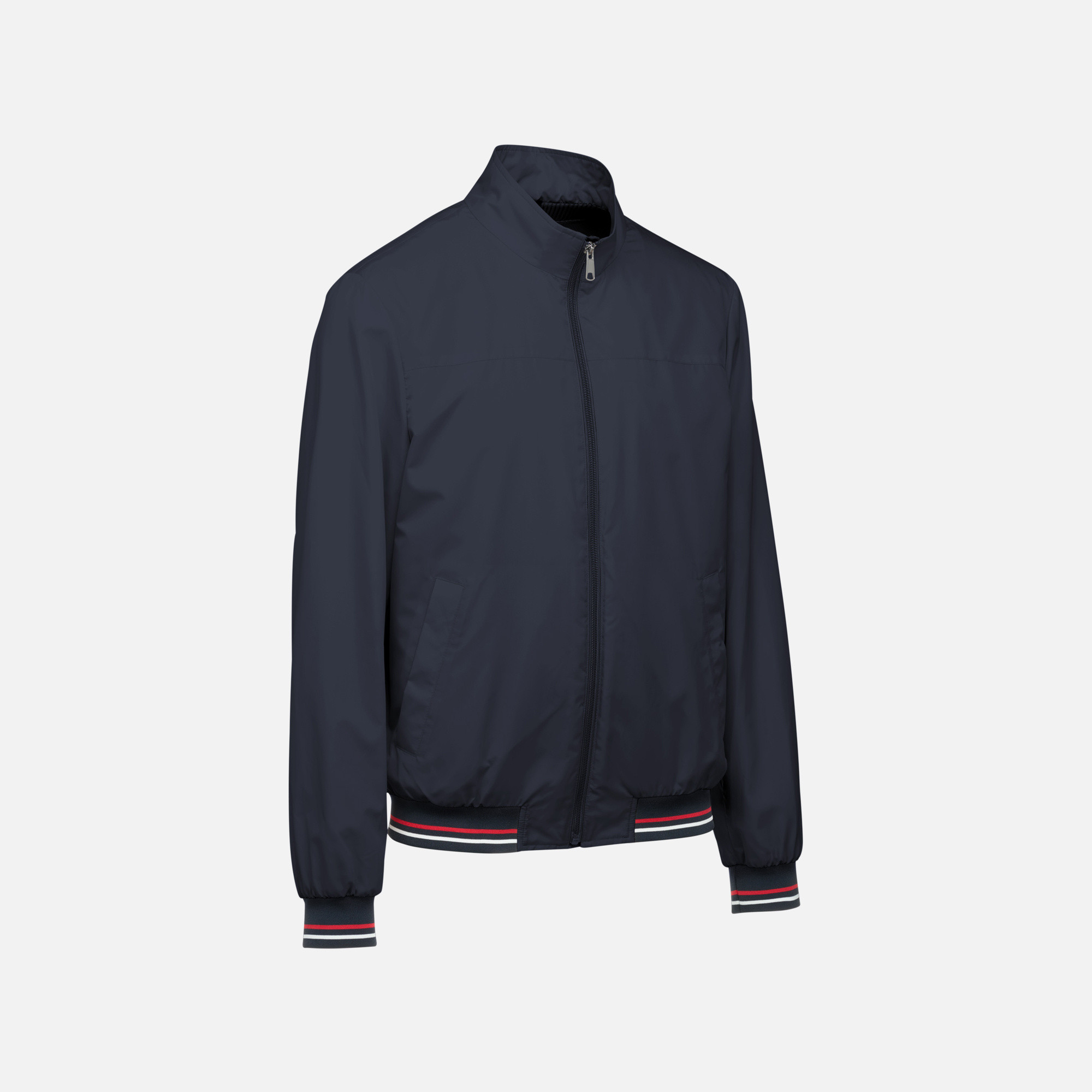 Dark blue men's bomber jacket Geox Jharrod - Men's