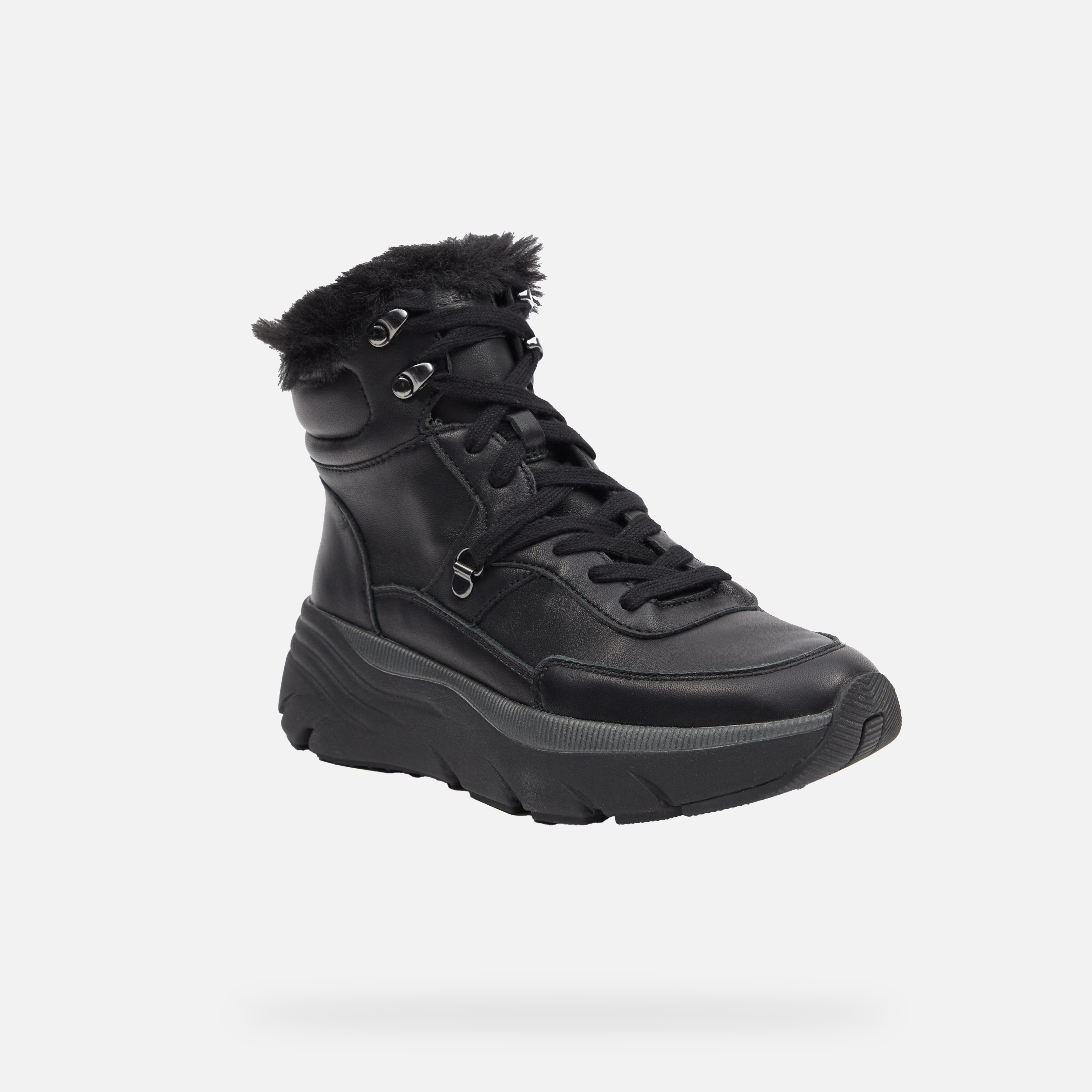 Black women's ankle boots Geox Diamanta - Women's