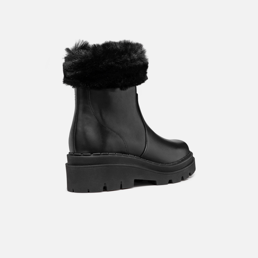 Black women's ankle boots Geox Felleny - Women's