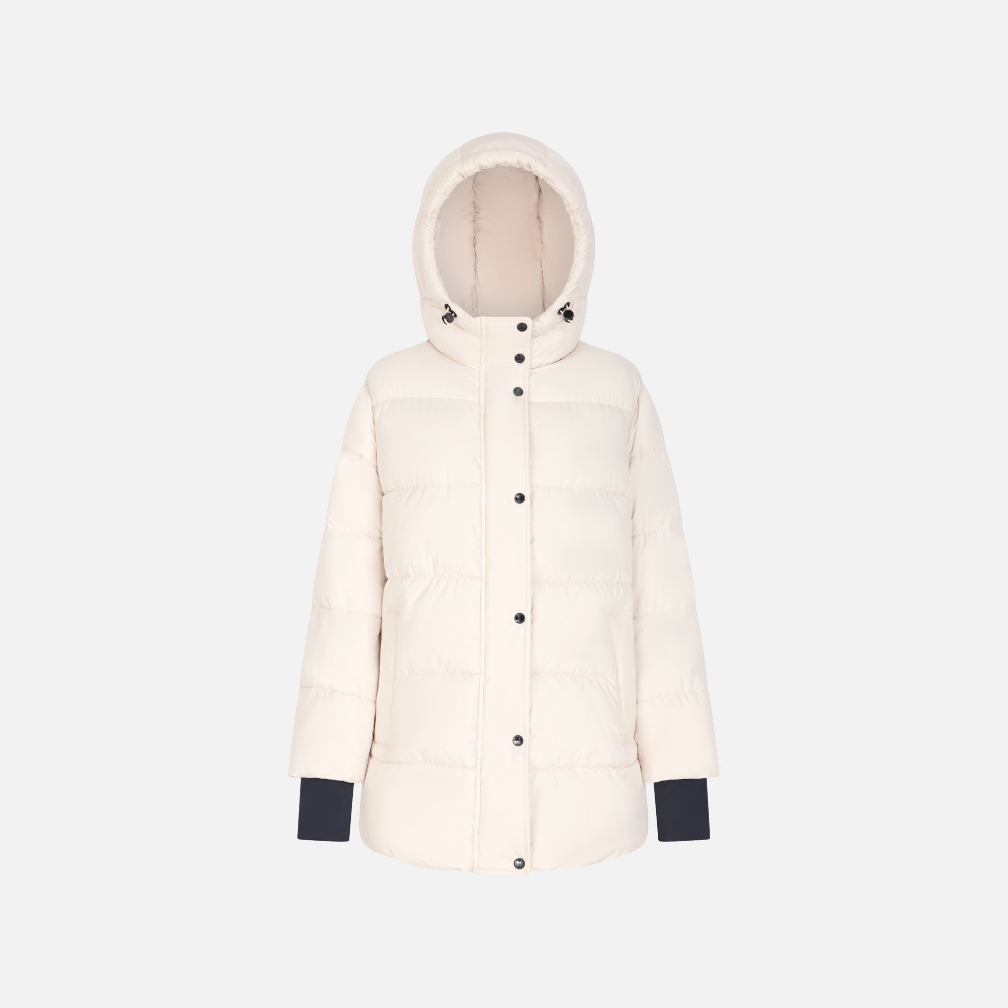 Дамско кремаво пухено яке Geox Spherica