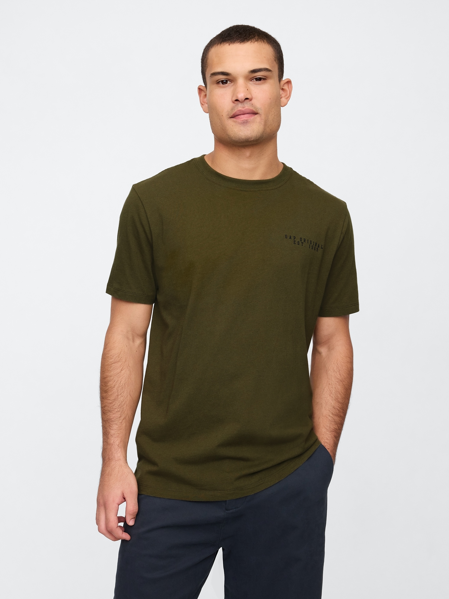 GAP T-shirt with logo - Mens