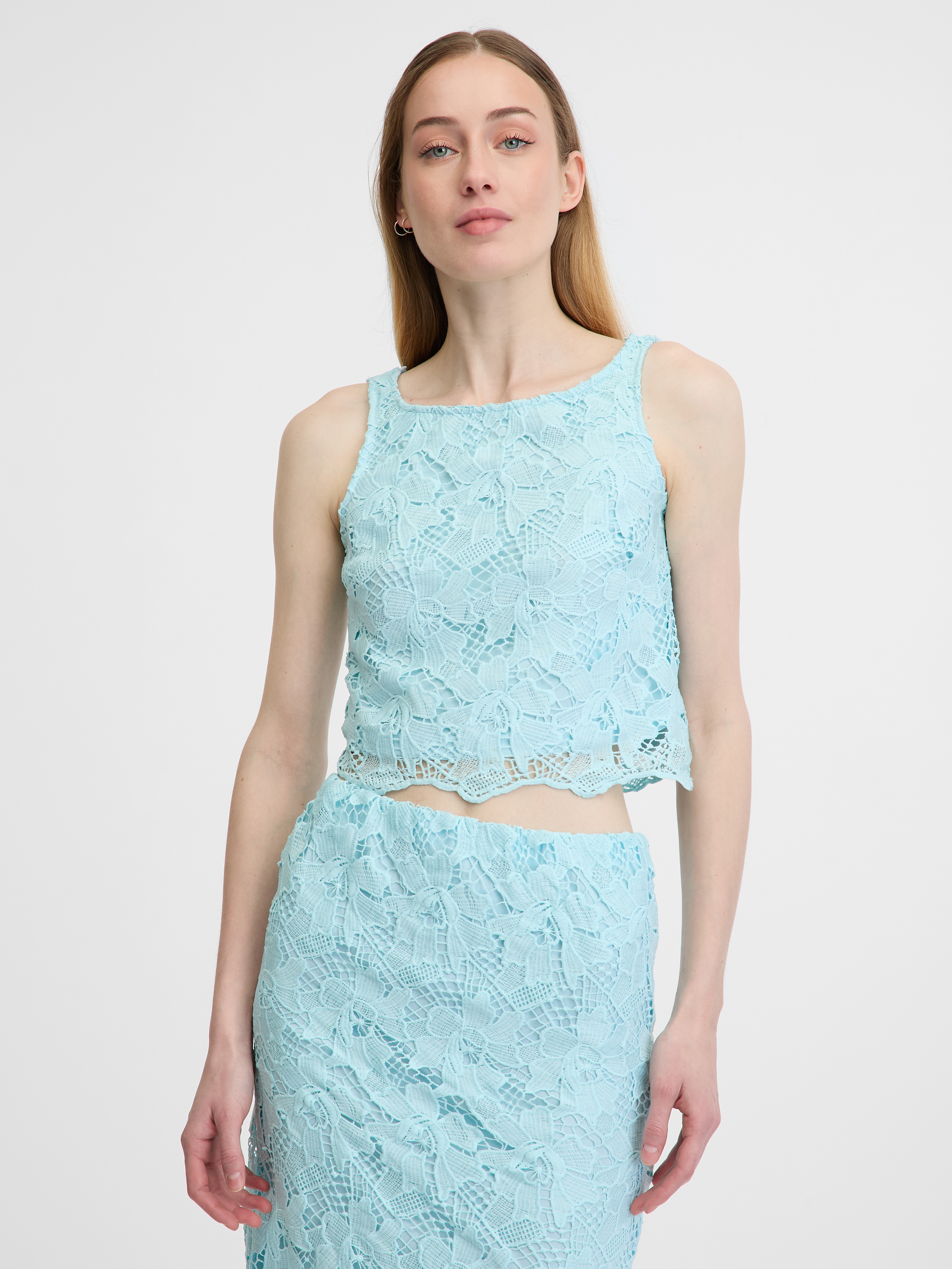 Light blue womens tank top ORSAY - Womens