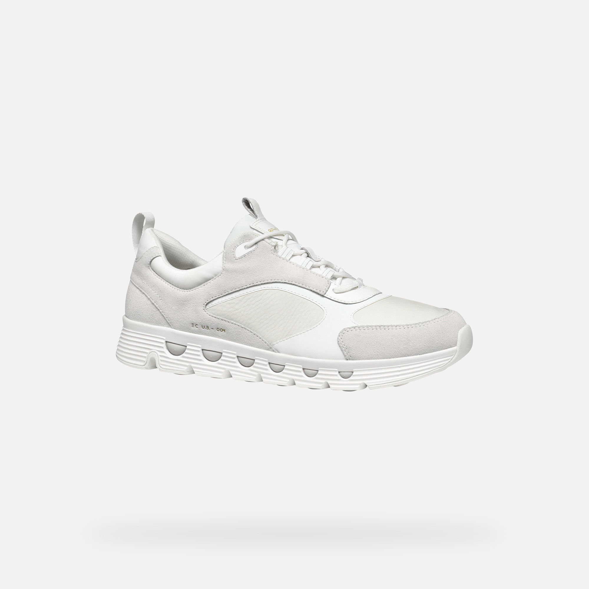White men's sneakers Geox Spherica ECUB-4 - Men's