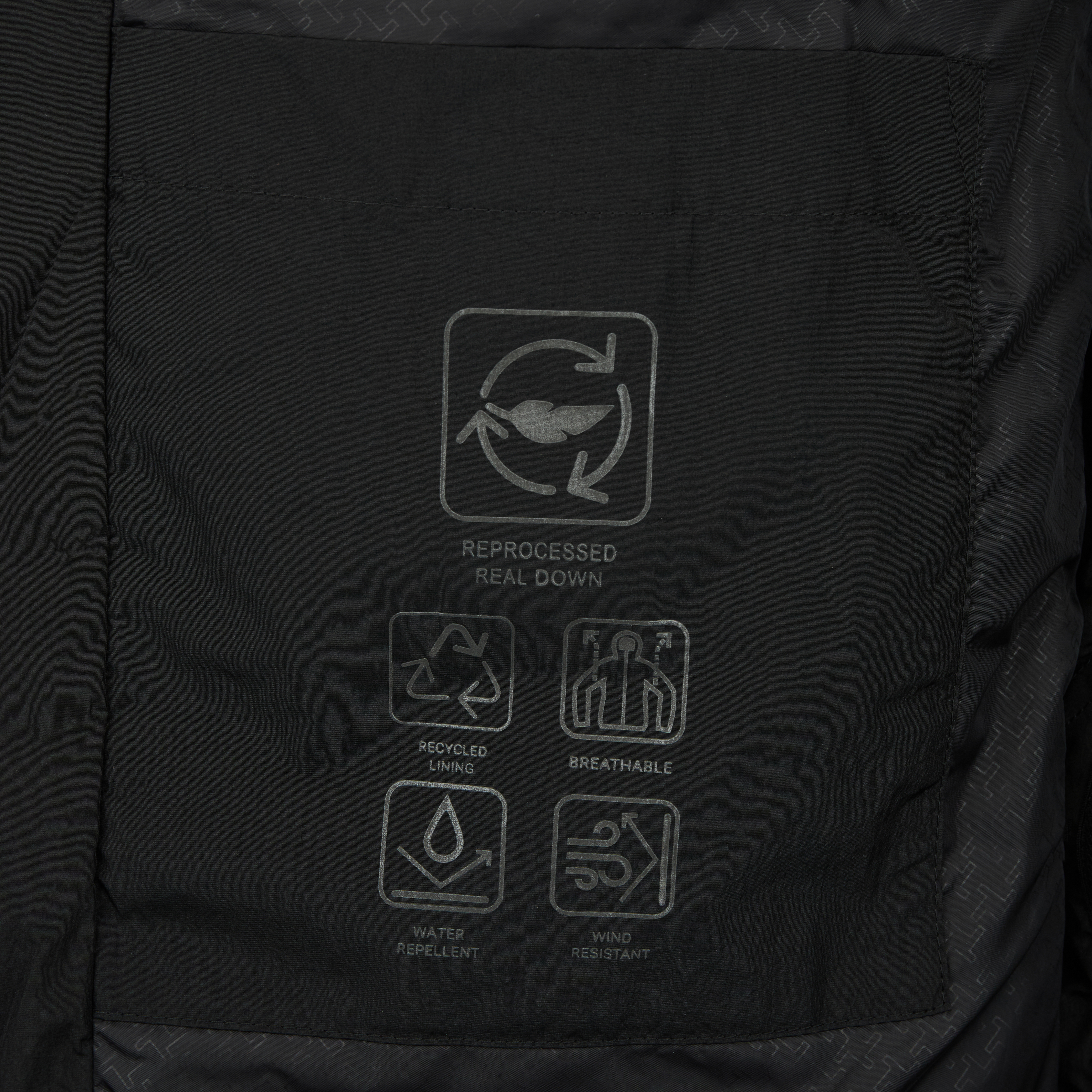 Geacă neagră cu puf pentru femei Geox Plummery