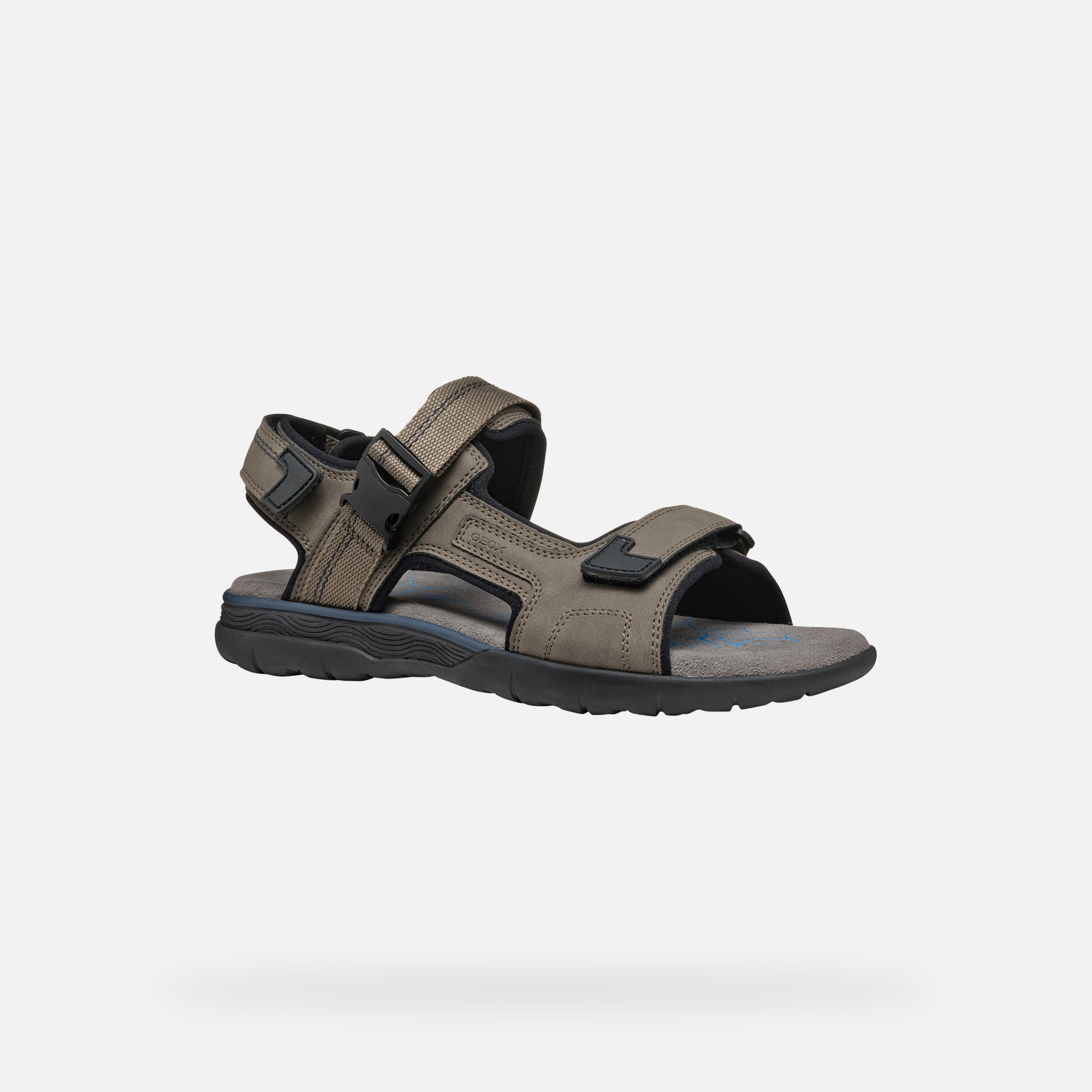 Men's light grey sandals Geox Spherica EC5 - Men