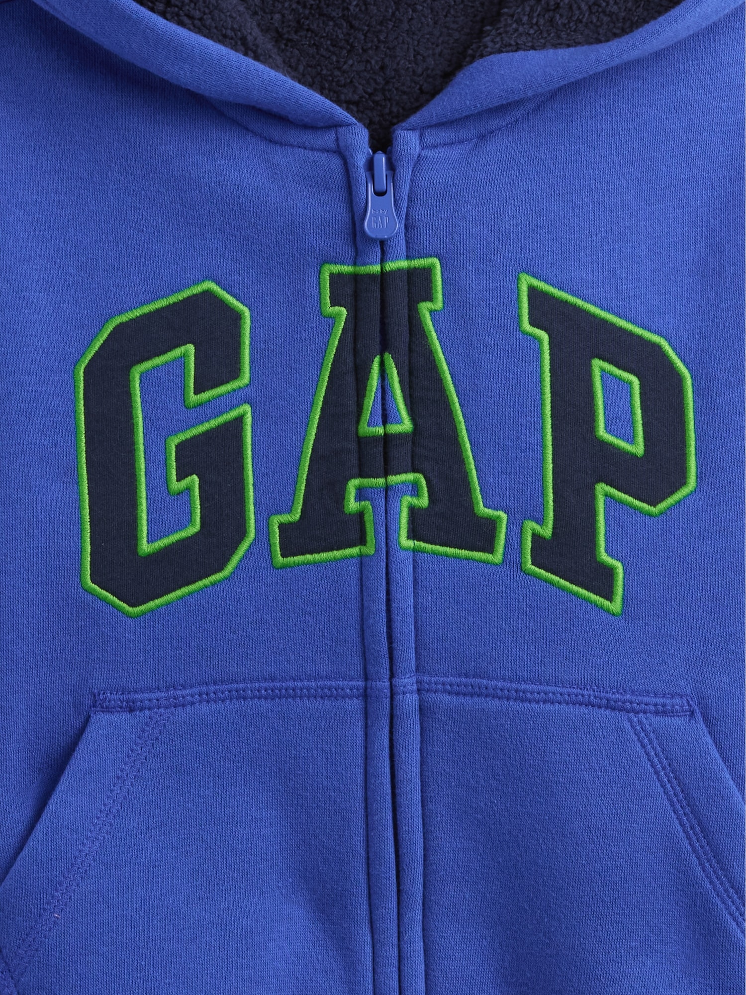 GAP Baby Insulated Sweatshirt Logo Sherpa - Boys